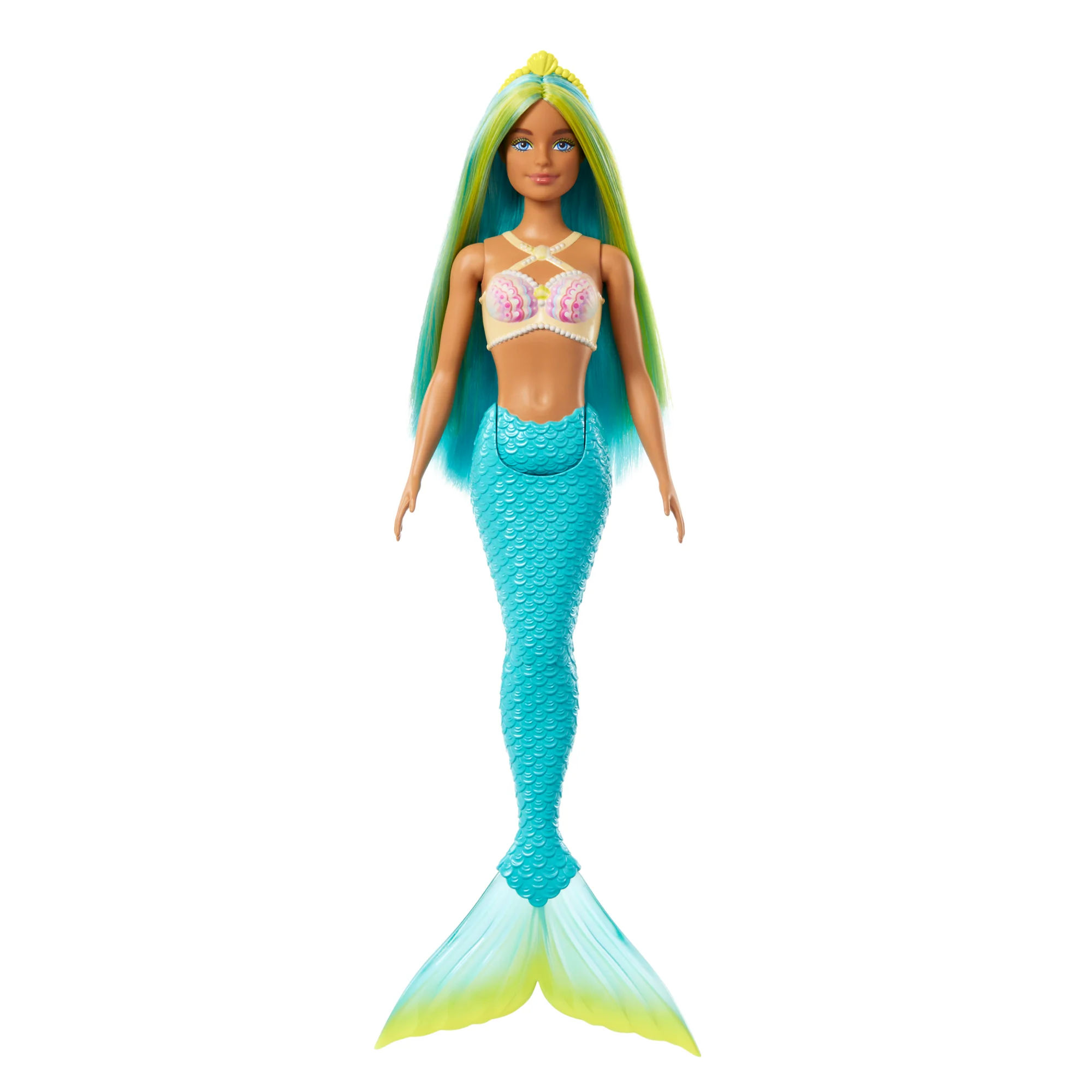 Barbie Fantasia Boneca Sereia com Cabelo Verde e Azul - Image 5