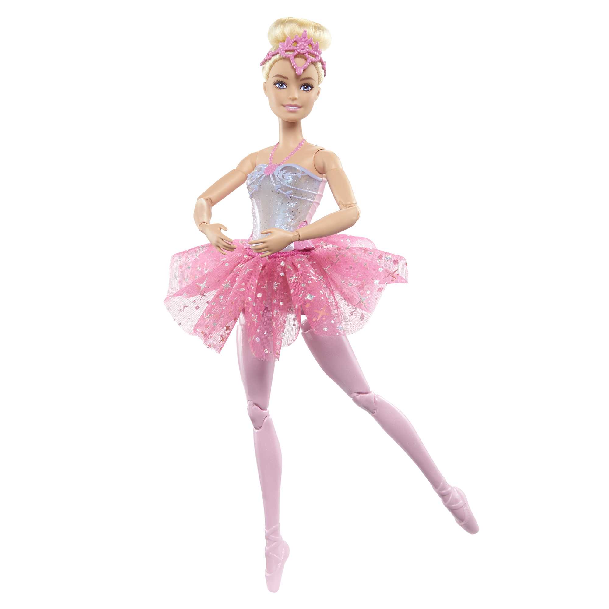 Barbie Fantasía Muñeca Bailarina Luces Brillantes Tutú Rosa - Image 6