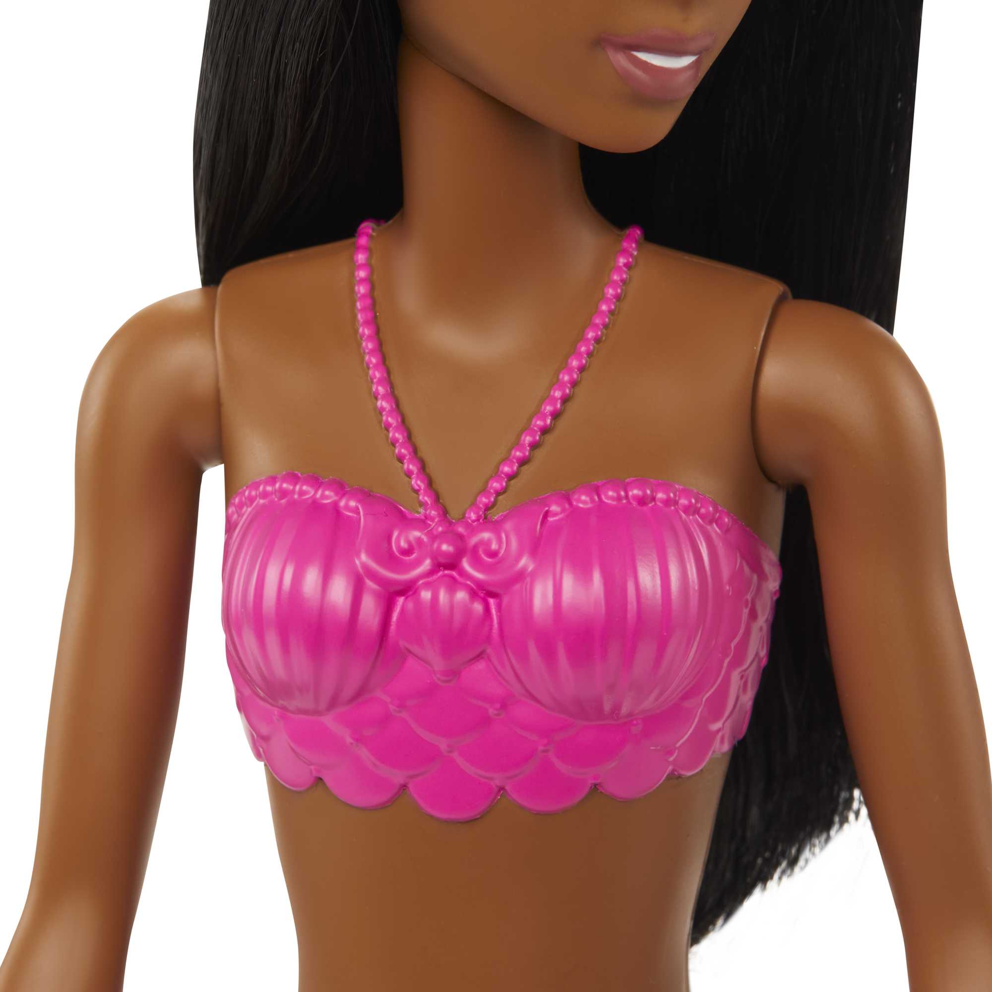 Barbie Fantasía Muñeca Sirena Aleta Morada con Rosa - Image 3