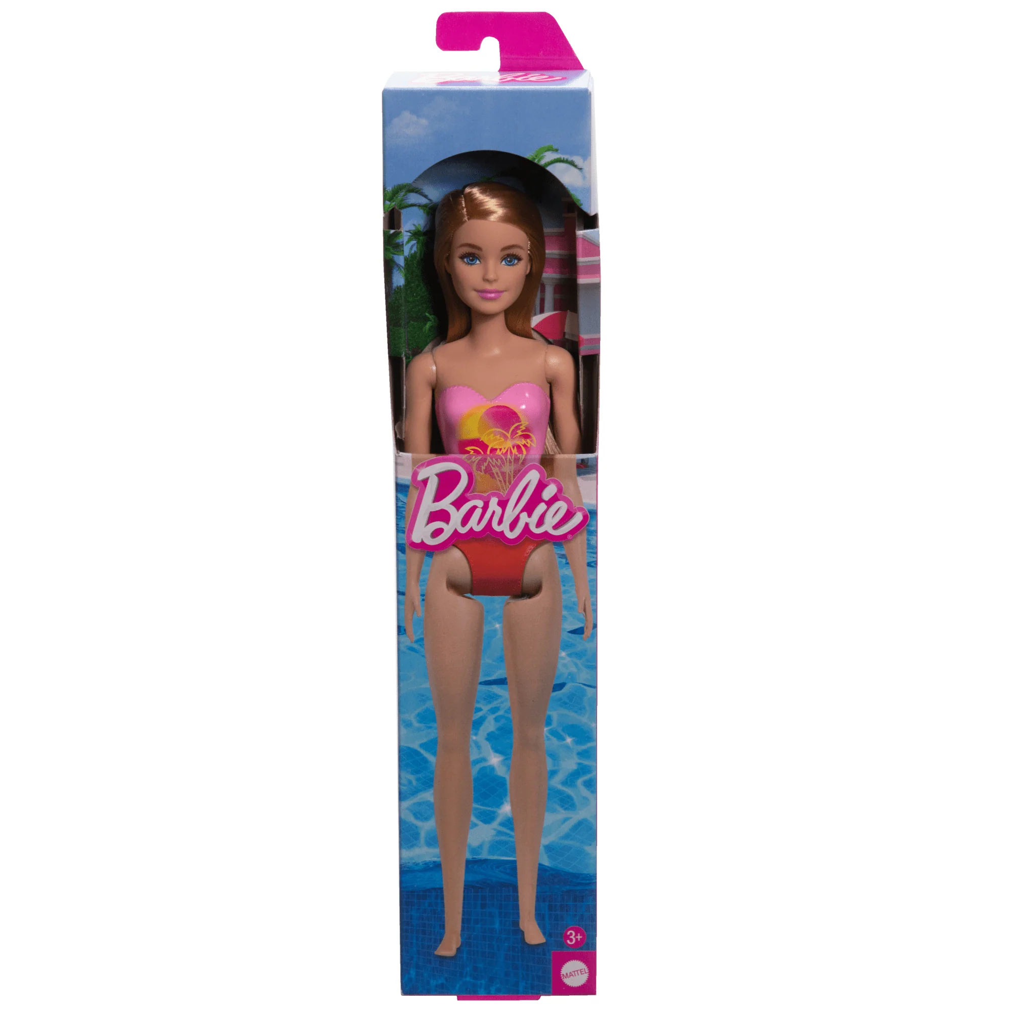 Barbie Fashion & Beauty Boneca Praia com Maiô Rosa - Image 5