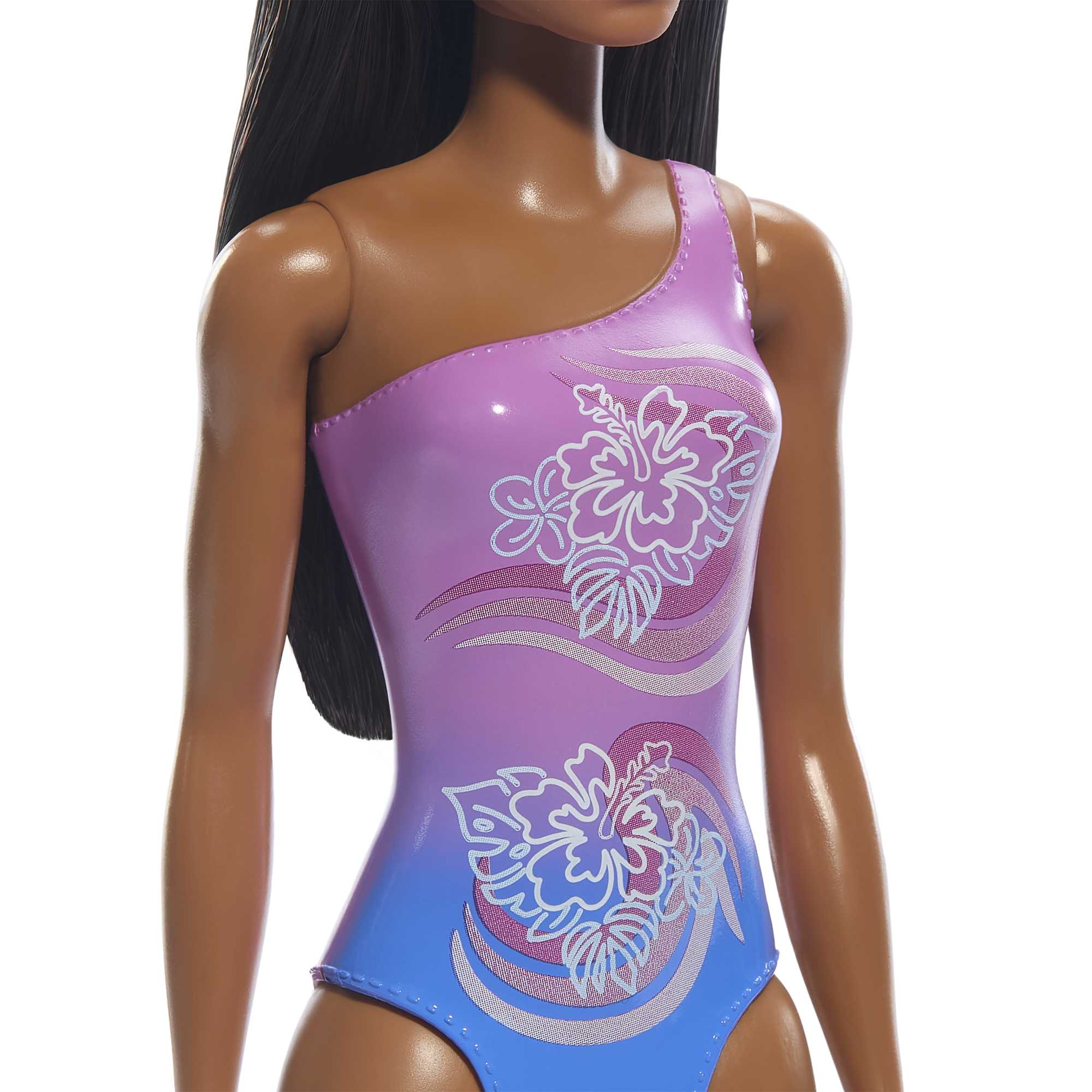 Barbie Fashion & Beauty Boneca Praia com Maiô Roxo - Image 3
