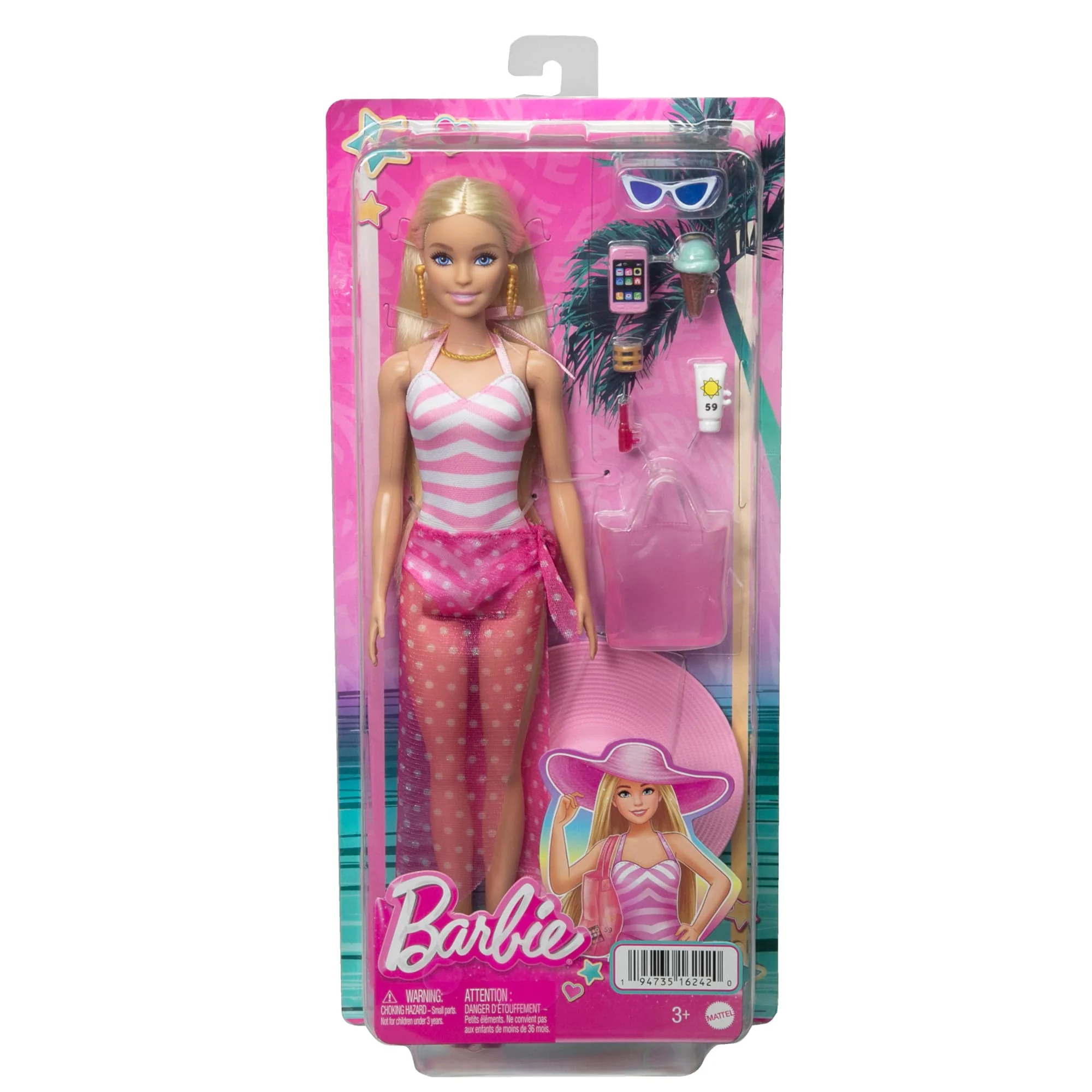 Barbie Fashion & Beauty Muñeca Día de Playa - Image 6
