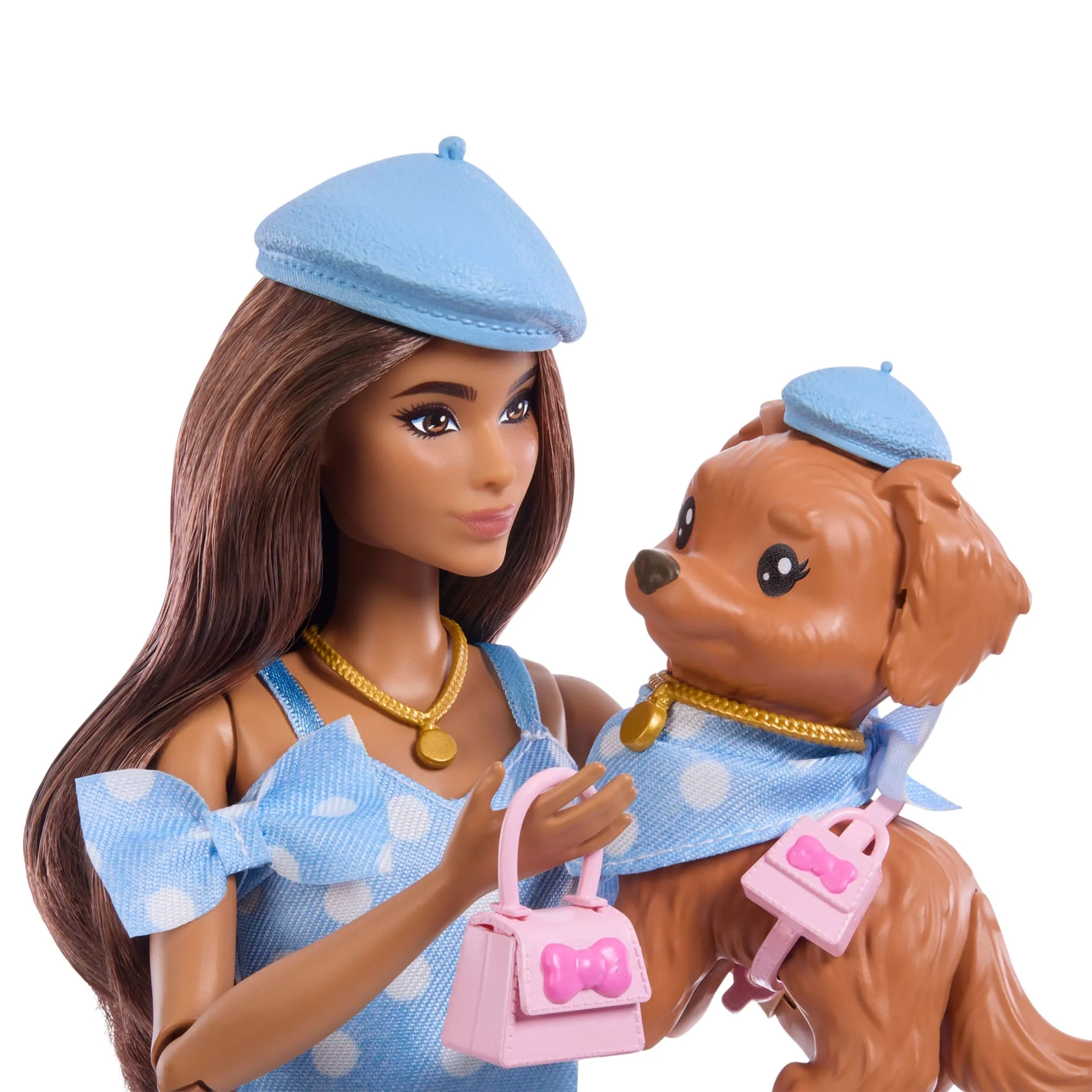 Barbie Fashion & Beauty Muñeca Looks Iguales Teresa y Perrito - Image 4
