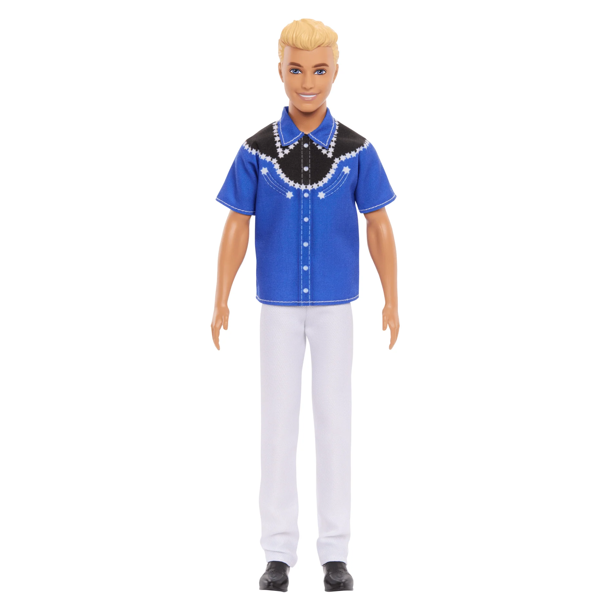 Barbie Fashionista Boneco Ken Camisa Azul e Preta - Image 4