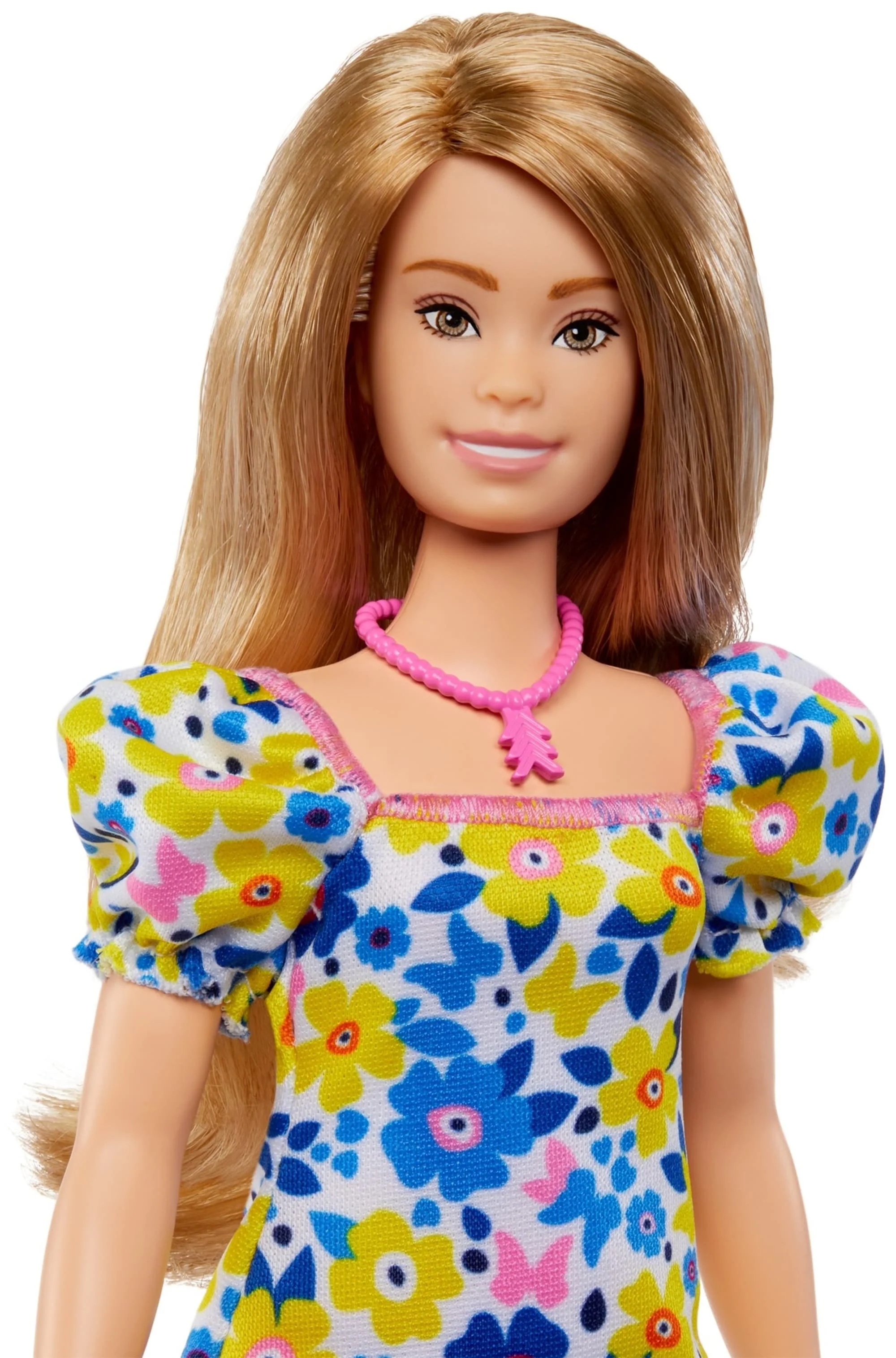 Barbie Fashionistas Doll #208, Barbie Doll With Down Syndrome Wearing Floral Dress - Image 3