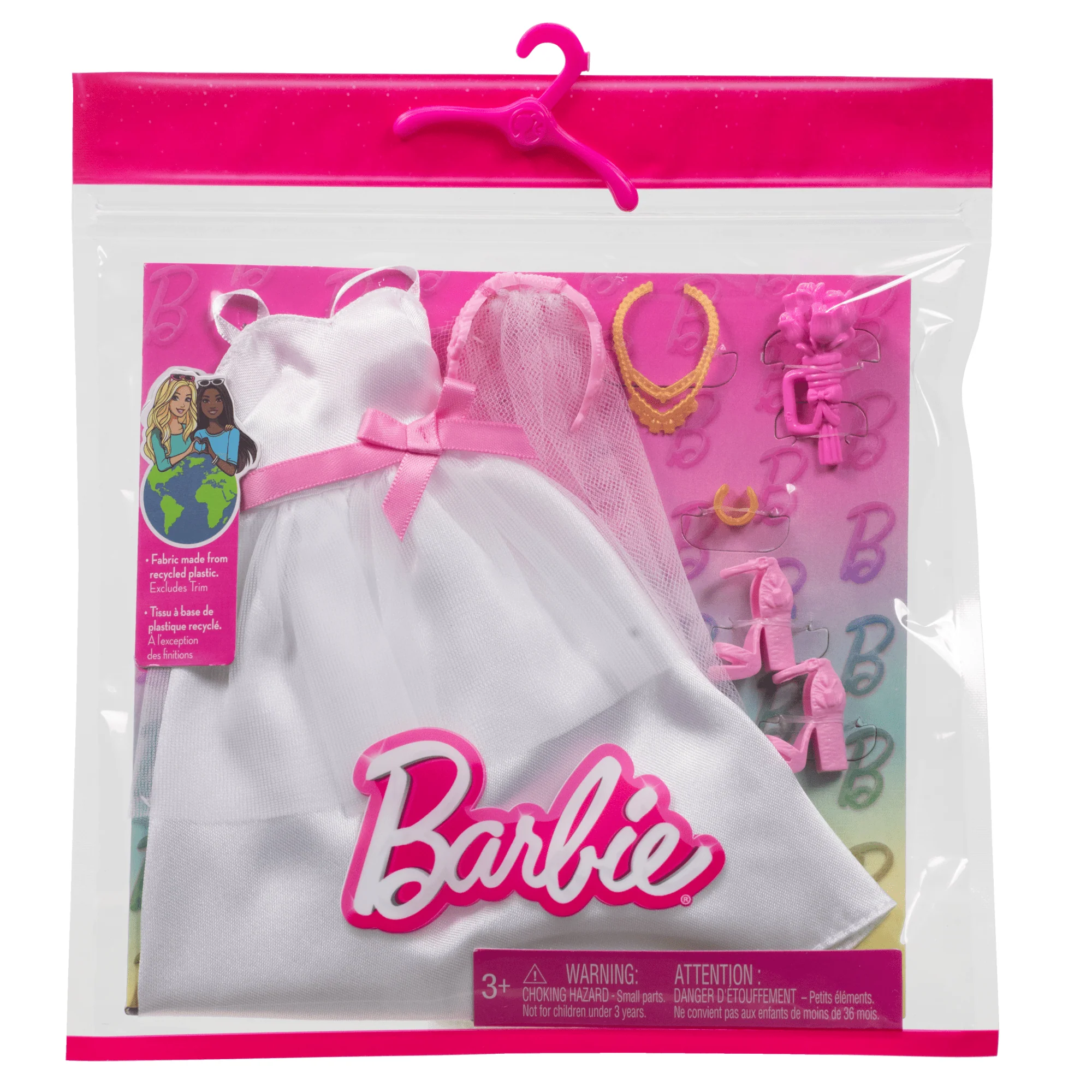 Barbie CloThes, Bridal Fashion Pack For Barbie Doll On Wedding Day - Image 2