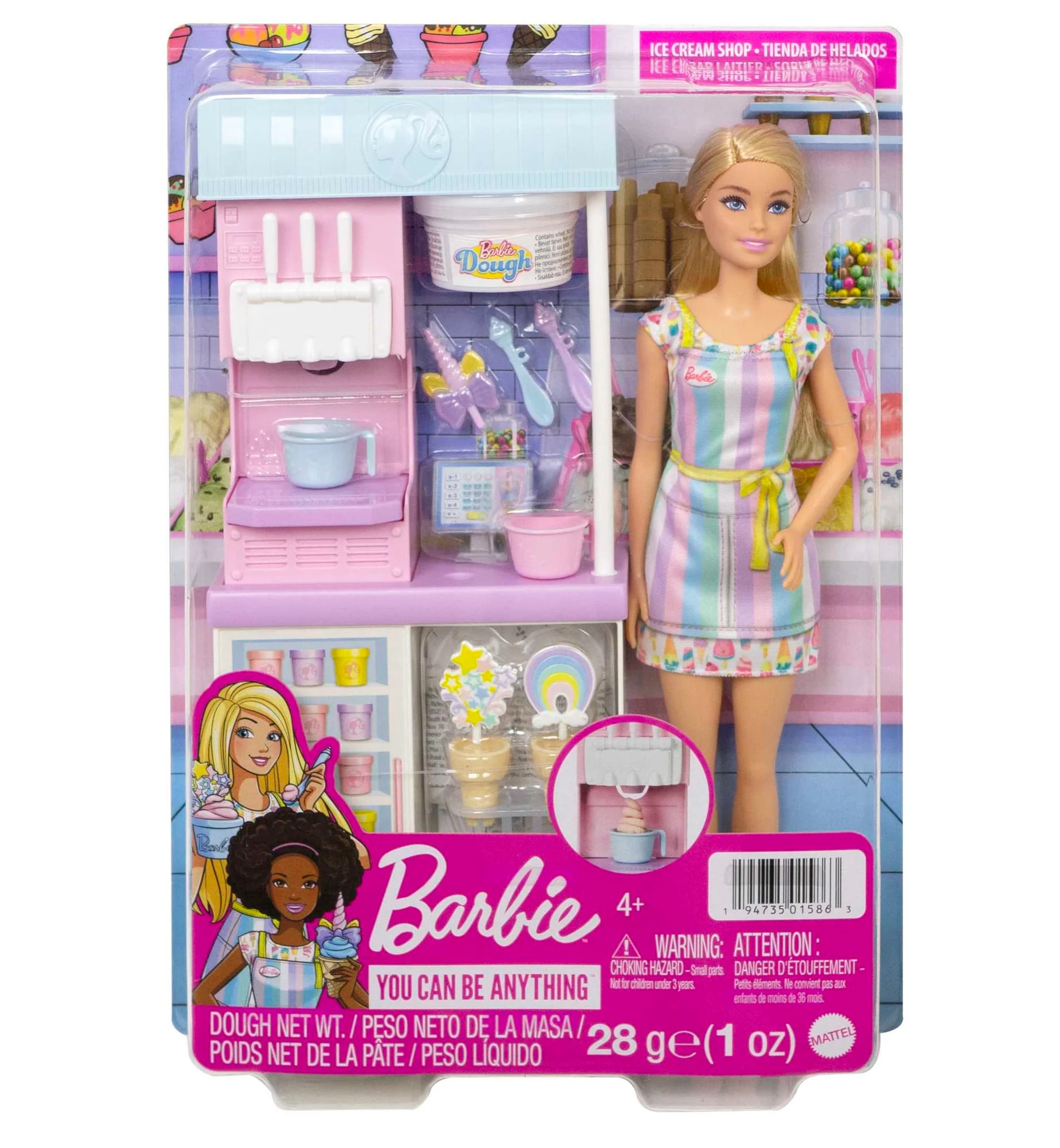 Barbie Ice Cream Shop Playset - Image 6