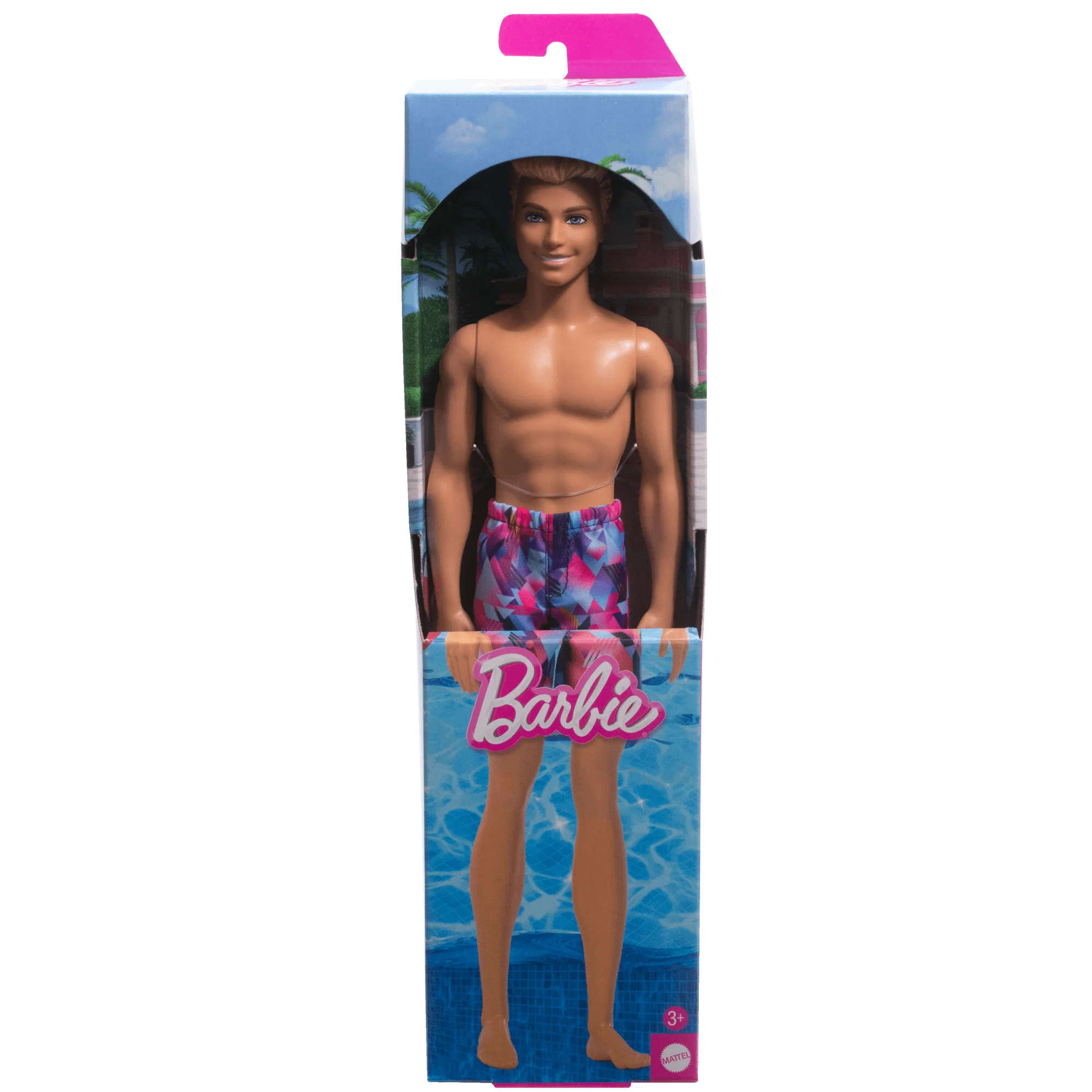 Barbie Ken Poupée, Cheveux Blonds, Maillot de Bain Violet - Image 5