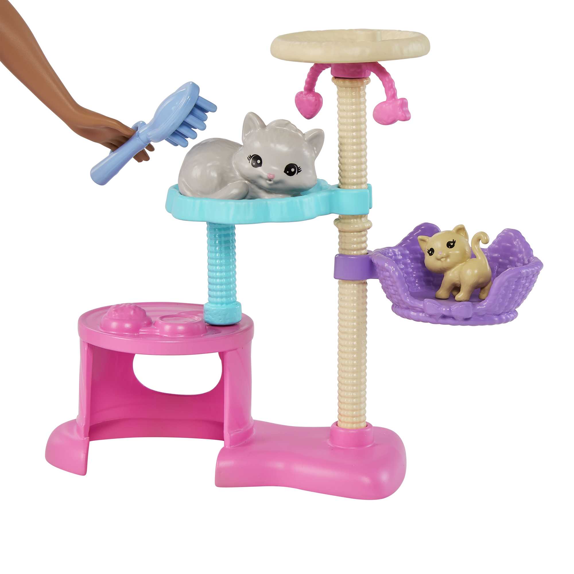 Barbie Kitty Condo Doll And Pets With Accessories, Toy For 3 Year Olds & Up - Image 2