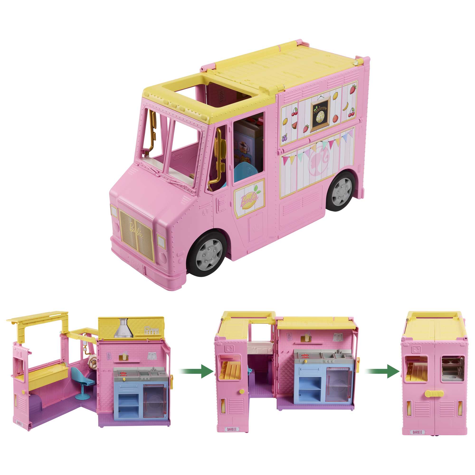 Barbie Camion à Limonade Coffret 25 Éléments de Jeu - Image 2
