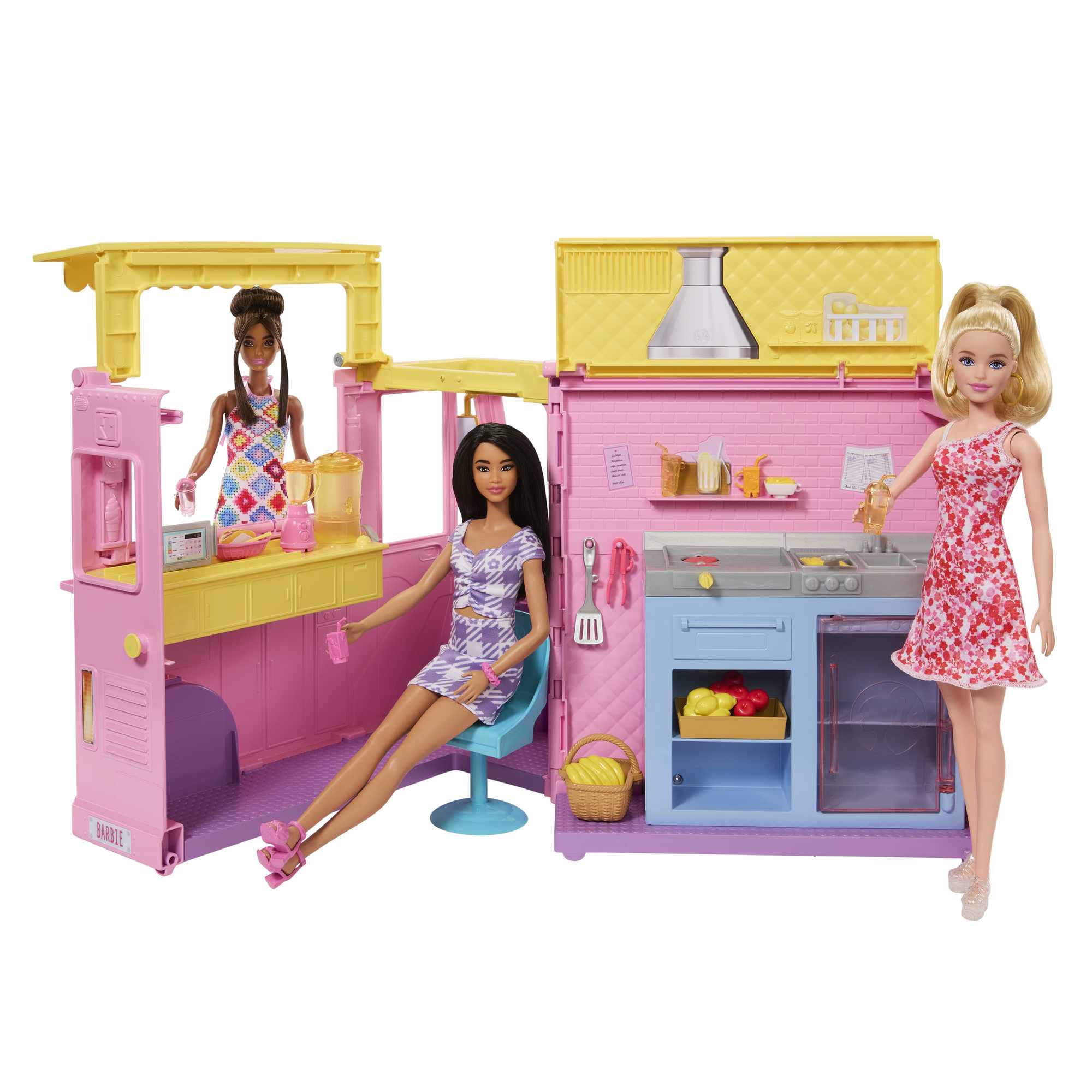 Barbie Camion à Limonade Coffret 25 Éléments de Jeu - Image 3