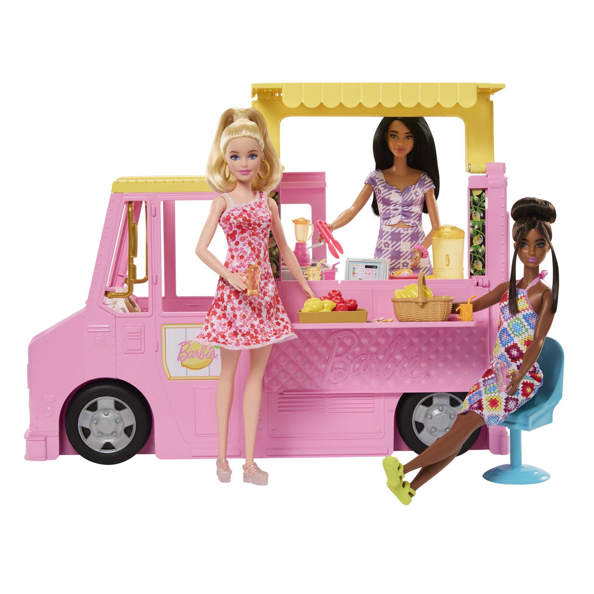 Barbie Camion à Limonade Coffret 25 Éléments de Jeu - Image 5