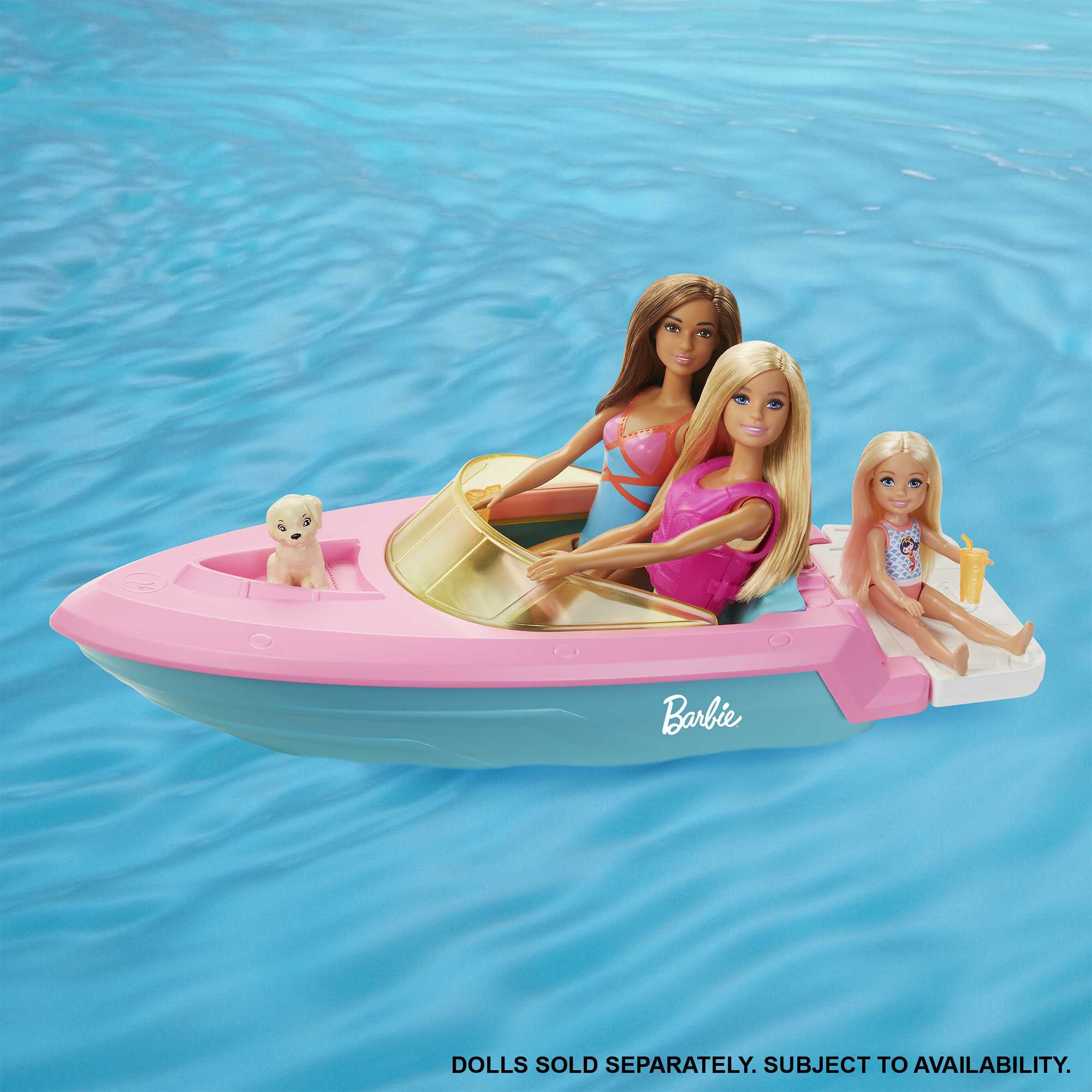 Barbie-Hors-Bord de Barbie-3 Poupées Avec Chiot et Accessoires - Image 3