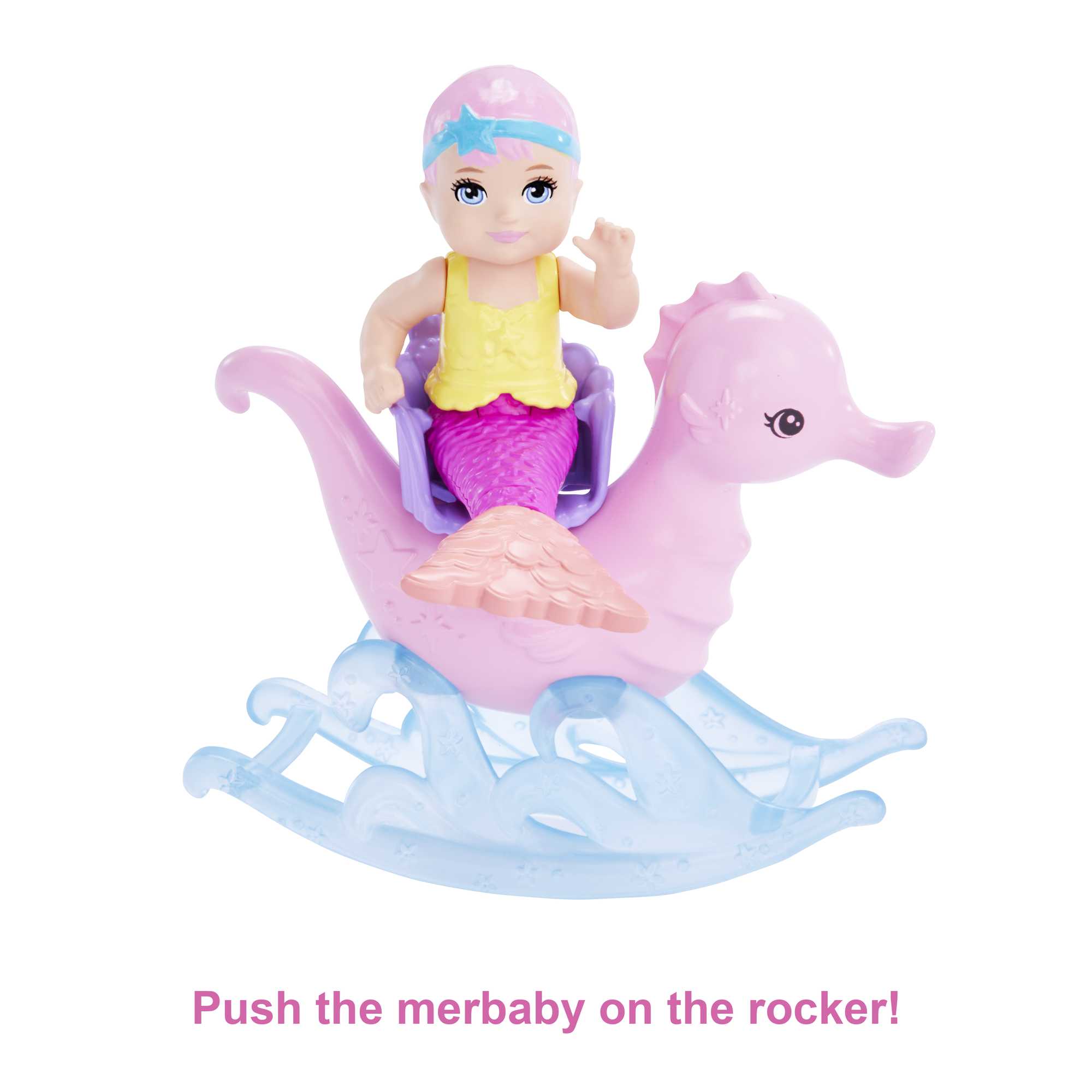 Barbie Mermaid Doll, Nurturing Playset With Merbaby, Octopus And Seal - Image 3