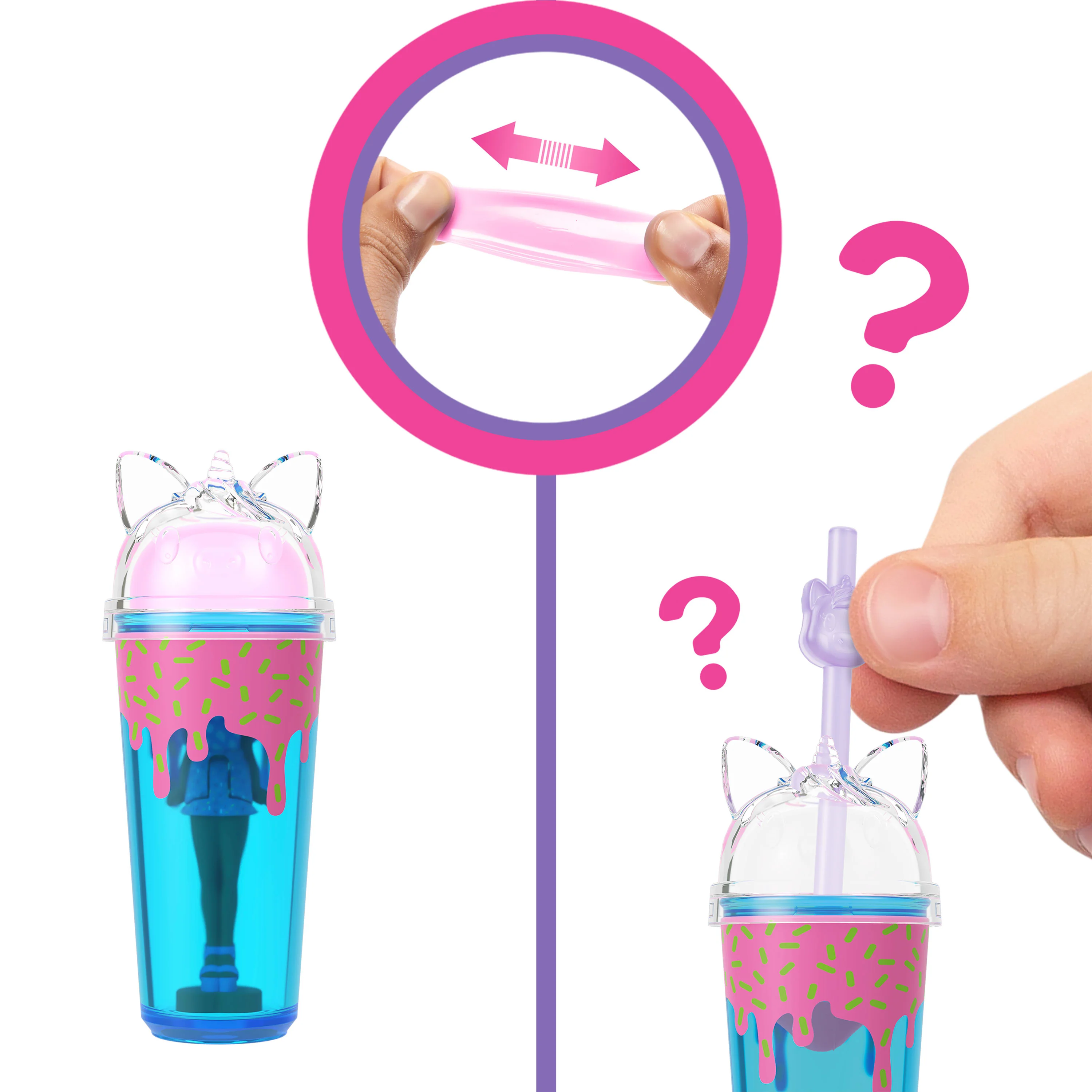 Barbie Mini Barbie Land 5 Dolls Reveal Pack, 1.5-Inch Mini Dolls With Surprise Reveal & Sensory Play Piece - Image 3