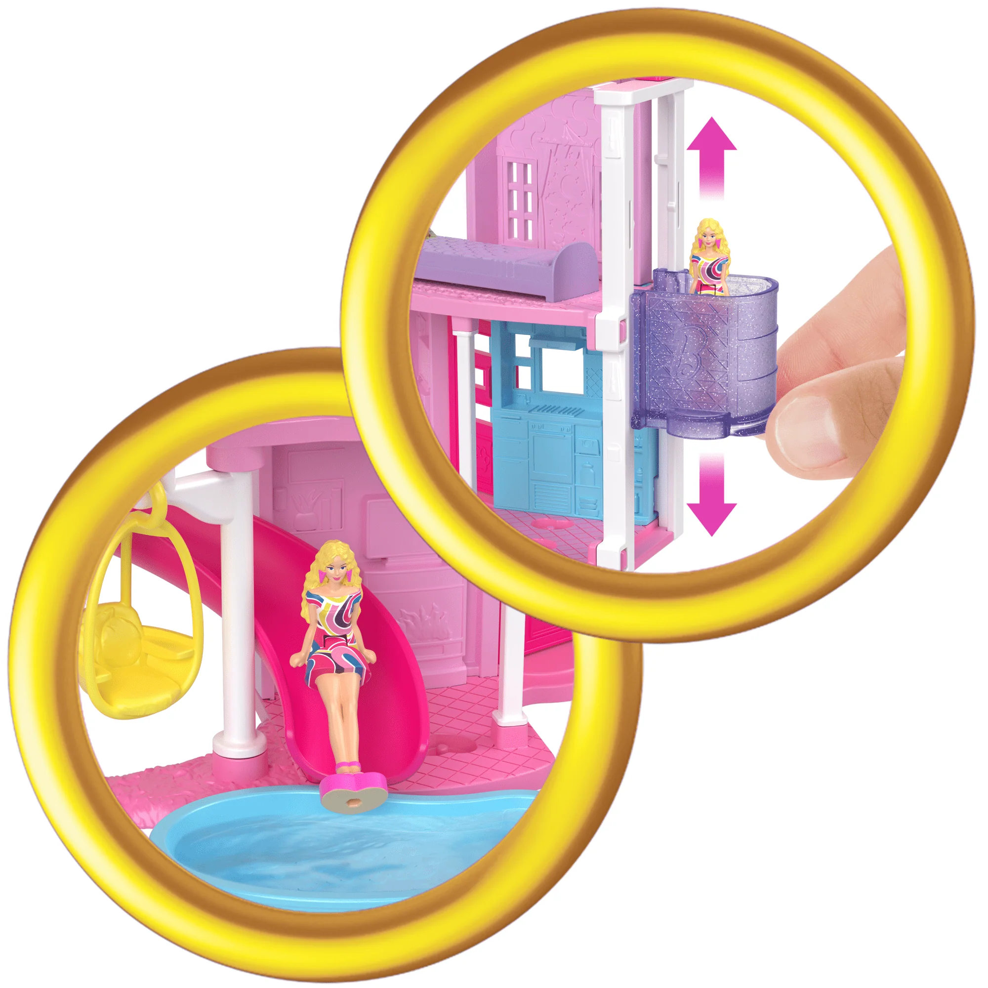Barbie Mini BarbieLand Conjunto de Brinquedo Pacote Mundo Miniatura - Image 4