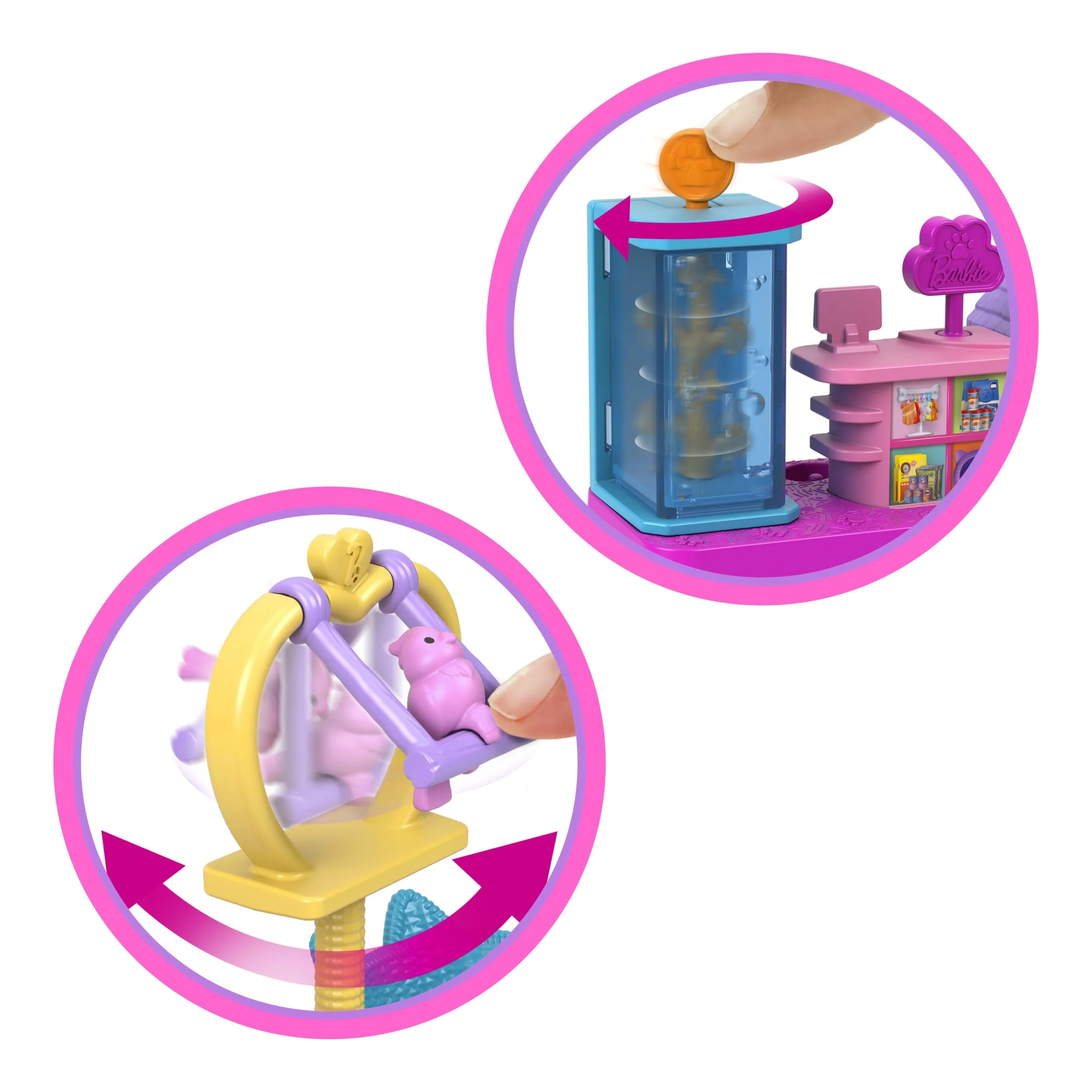 Barbie  Mini Barbieland  Poupée et Coffret de Jeu  Animalerie - Image 3