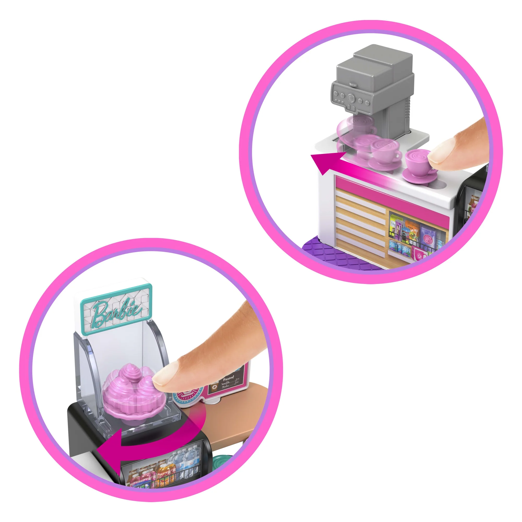 Barbie Mini BarbieLand Set de Juego Cafetería con Mini Muñeca - Image 3