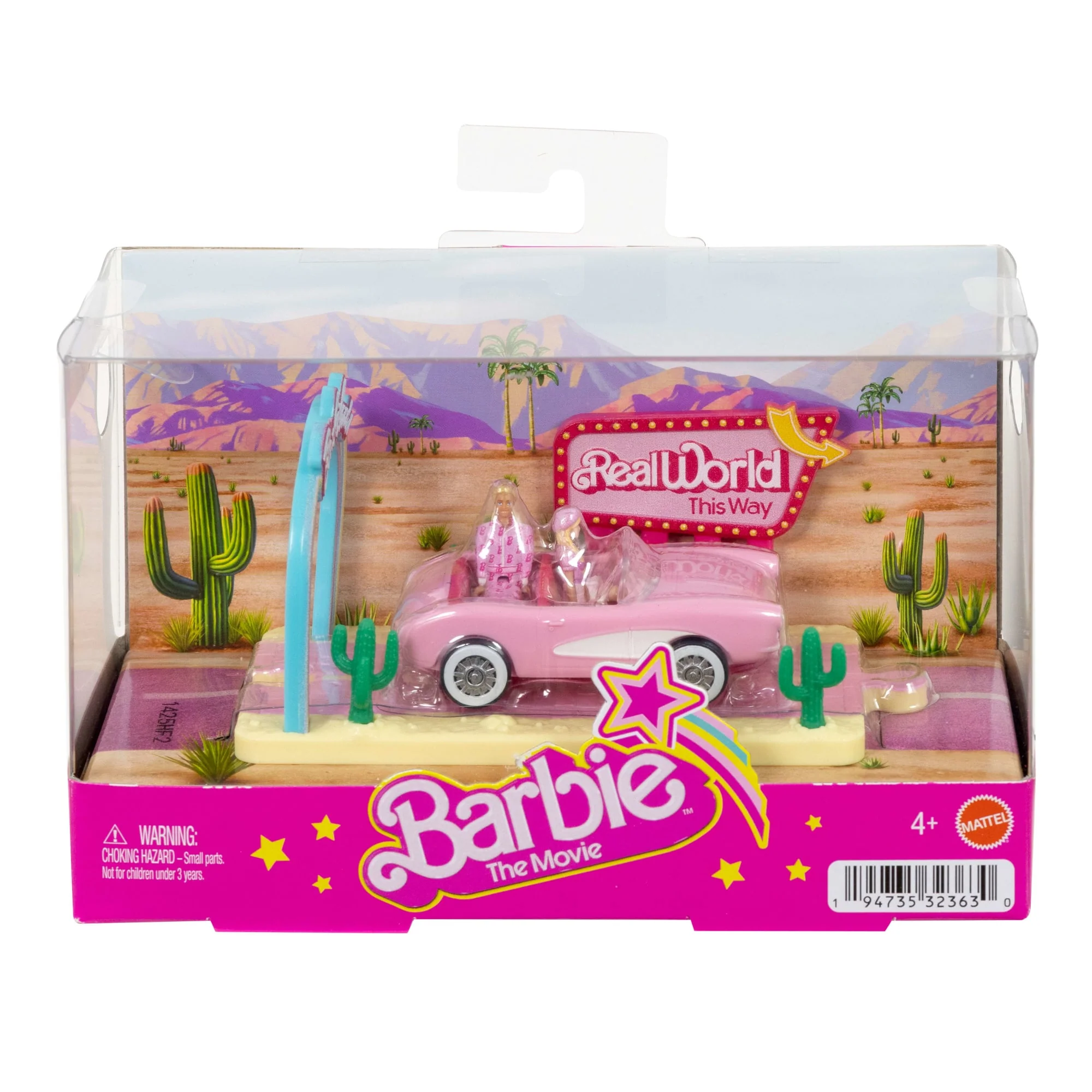 Barbie Mini BarbieLand Veículo para Boneca O Filme Barbie e Ken "Mundo Real" - Image 4