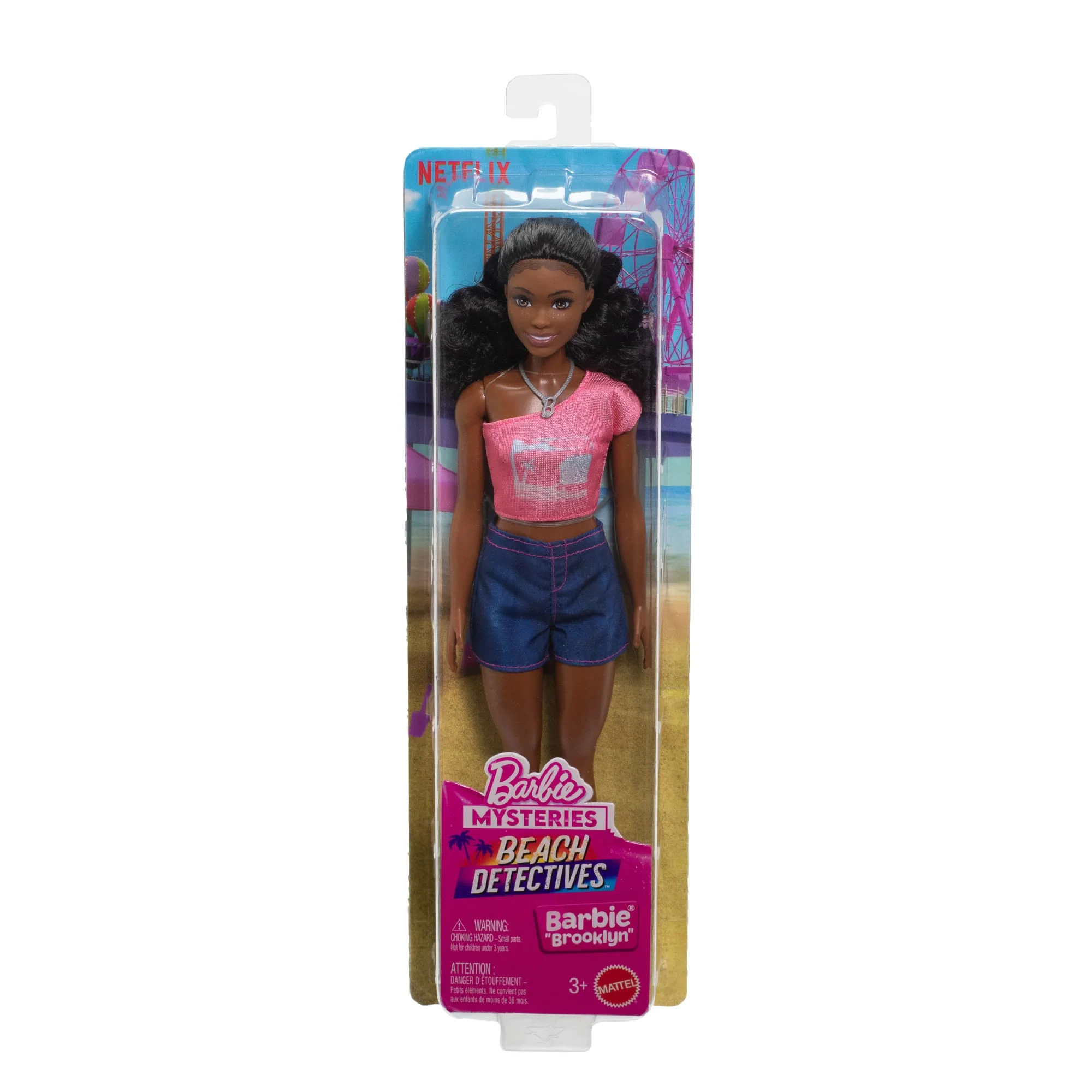 Barbie Mysteries: Beach Detectives Barbie “Brooklyn” Fashion Doll in Signature Outfit & Accessories - Image 6