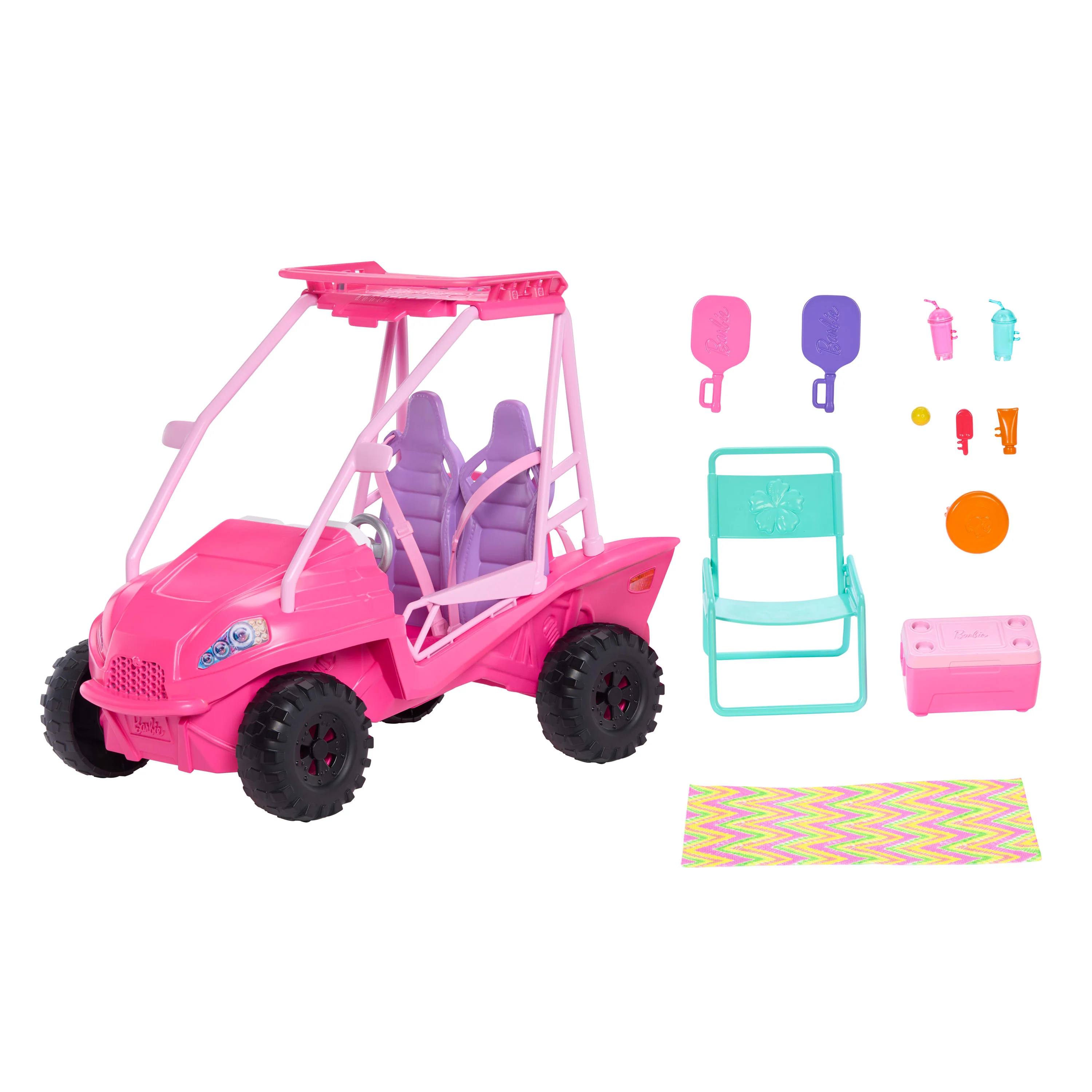 Barbie Mysteries: Beach Detectives Ultimate Beach Buggy Vehicle Playset With 10+ Accessories - Image 5