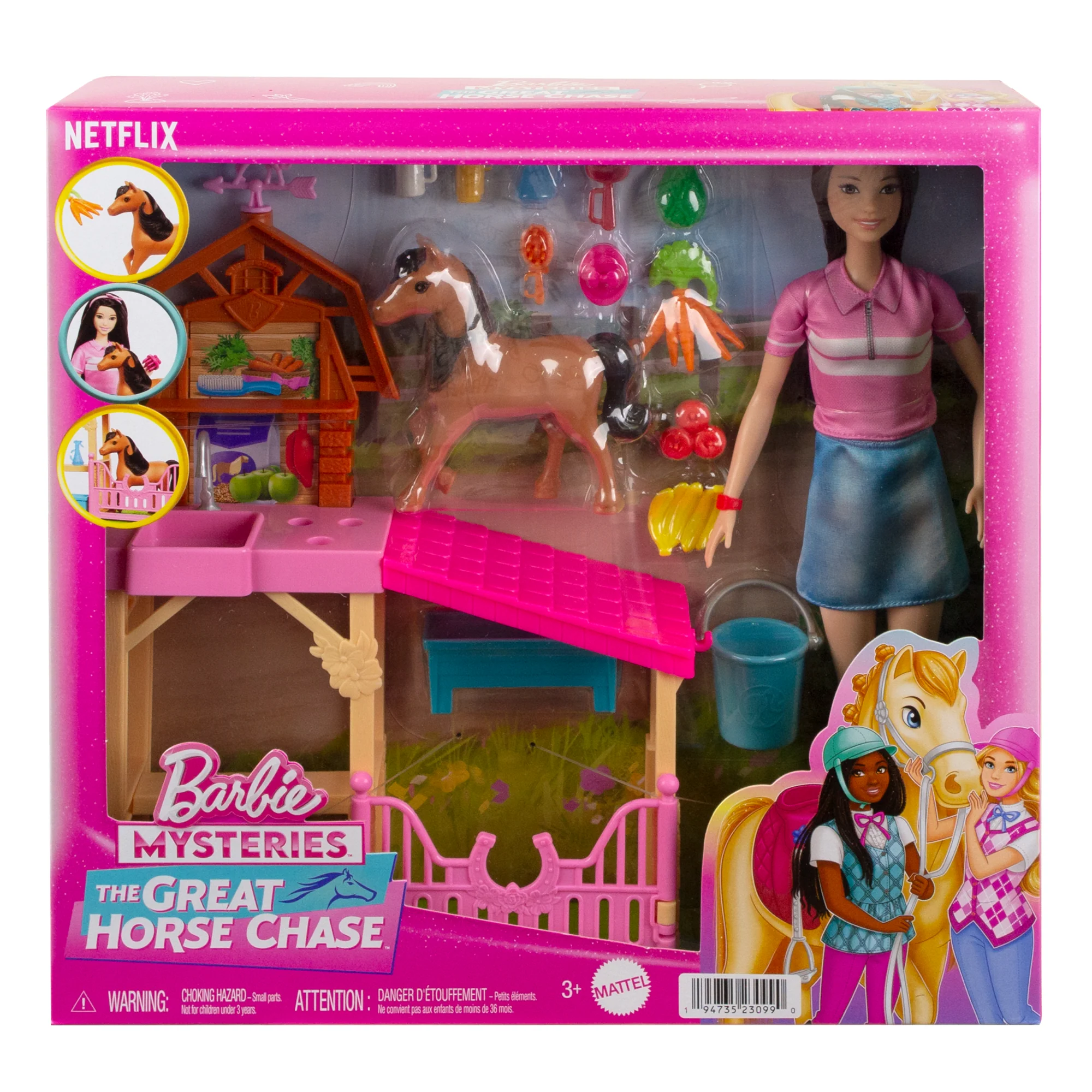 Barbie Mysteries™: The Great Horse Chase™ Coffret de Jeu L’Écurie - Image 6
