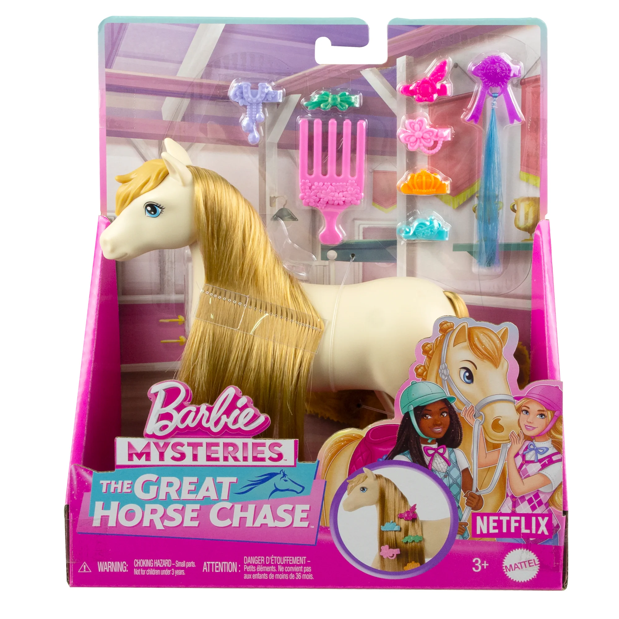Barbie Mysteries: The Great Horse Chase  Coffret  Poney et Access. - Image 6