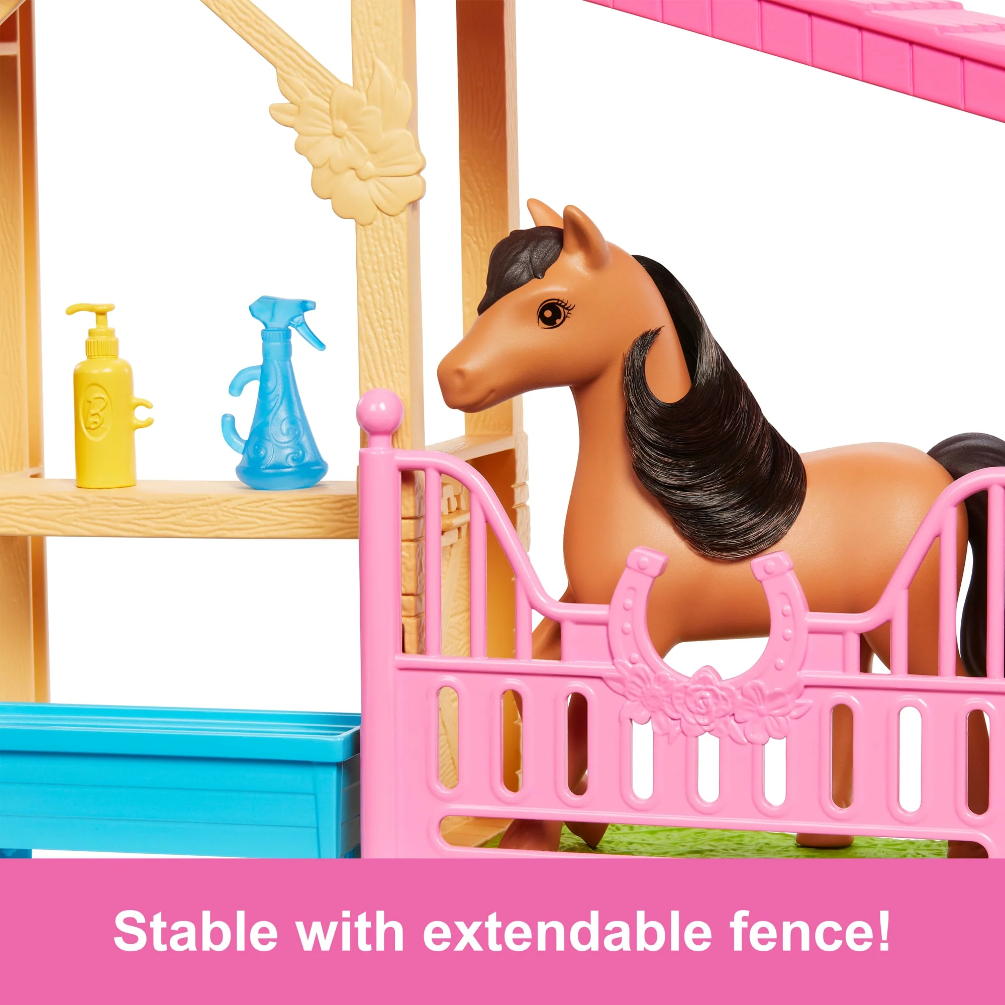 Barbie Mysteries: The Great Horse Chase Stable Playset With Fashion Doll, Small Toy Pony & 10+ Accessories - Image 4