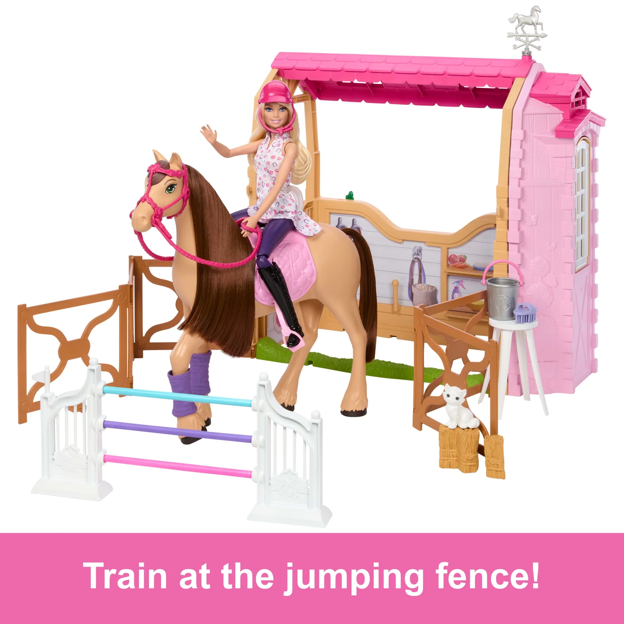 Barbie Mysteries: The Great Horse Chase Stable Playset With Doll, Toy Horse & Accessories, 25+ Pieces - Image 5