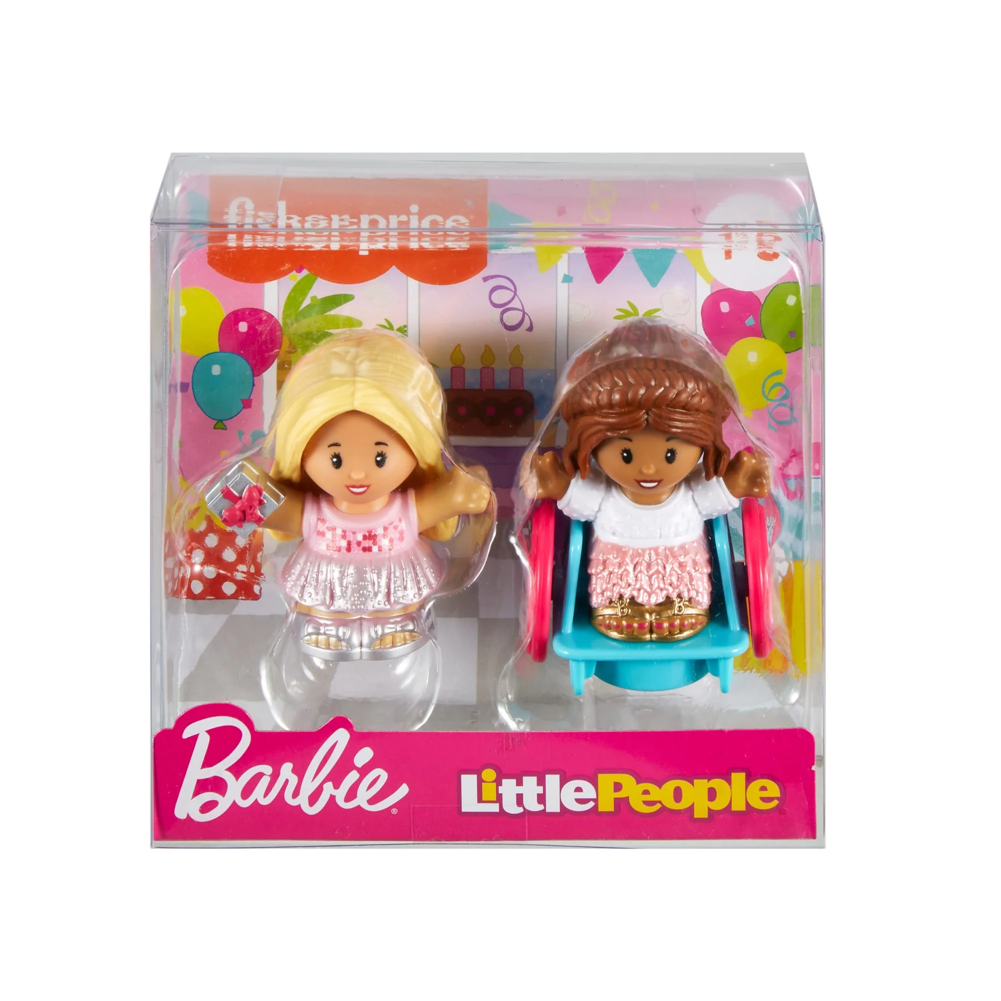 Fisher-Price Little People Barbie Party Figure Pack, 2 Characters For Toddlers - Image 6
