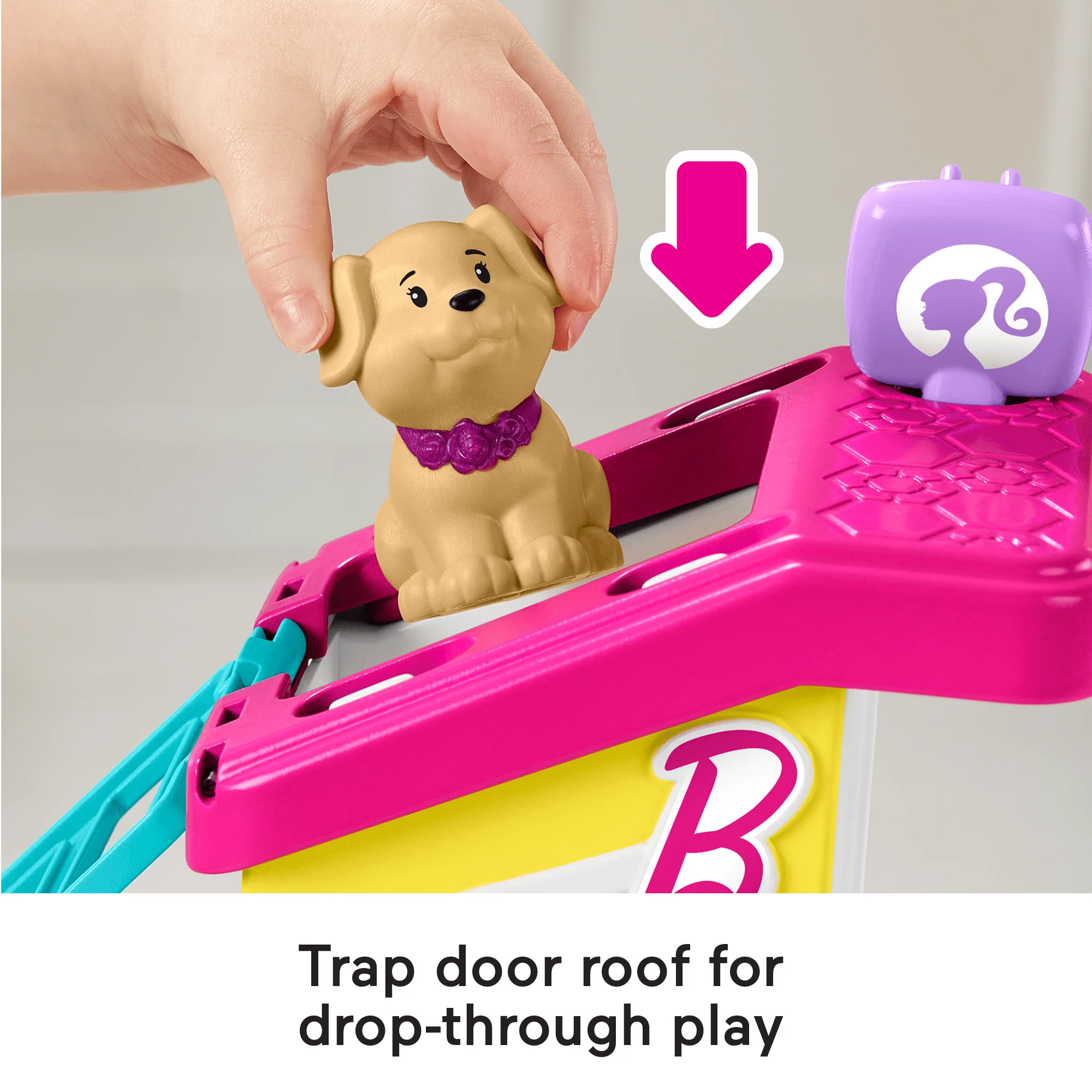 Fisher-Price Little People Barbie Play And Care Pet Spa Musical Toddler Playset, 4 Pieces - Image 4
