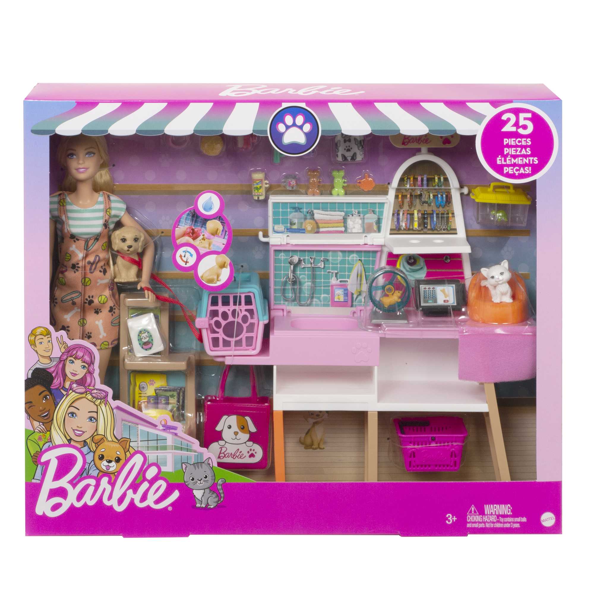 Barbie Doll And Pet Boutique Playset - Blonde - Image 6