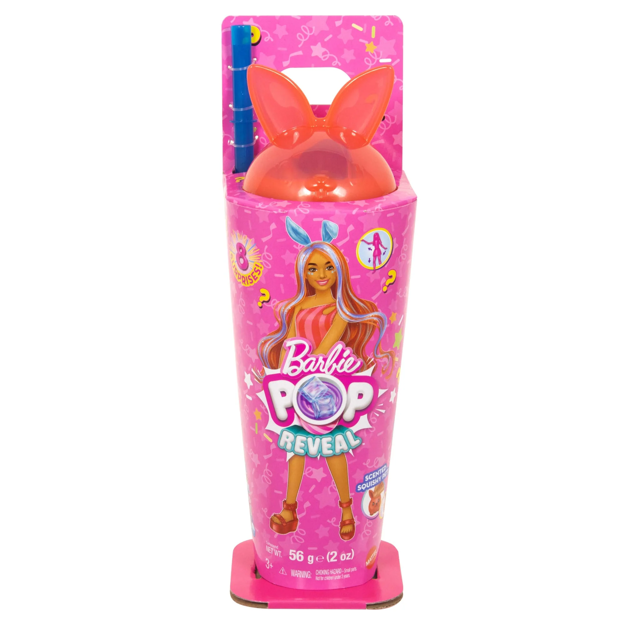 Barbie Pop Reveal Shakes Series Doll & Accessories Set, Scented Bright Bunny Fashion Doll - Image 6