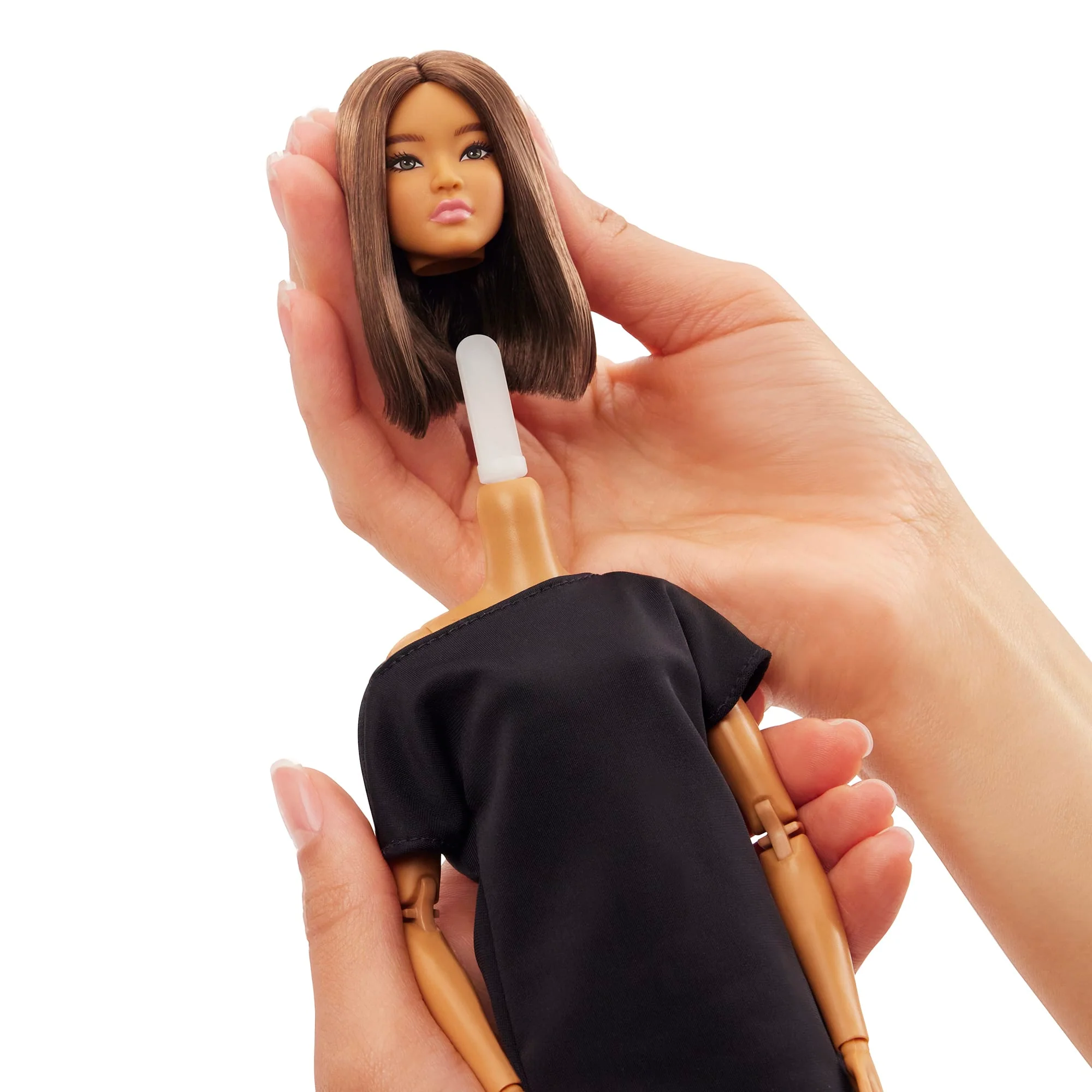 Barbie-Barbie Basics Modèle 1-Poupée Brune Avec Robe Noire - Image 6