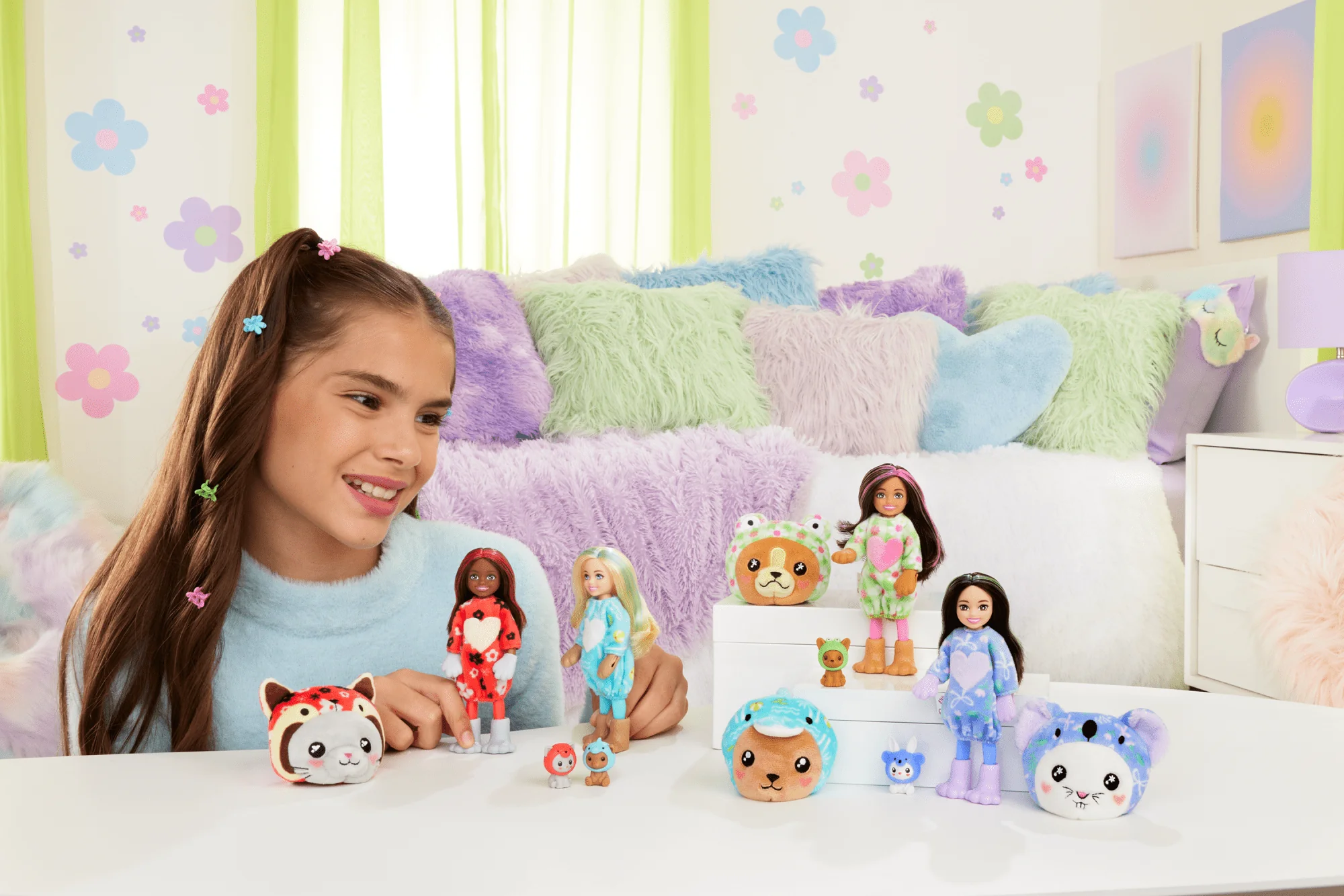 Barbie-Cutie Reveal-Poupée Chelsea en Costume, Chiot Grenouille - Image 2