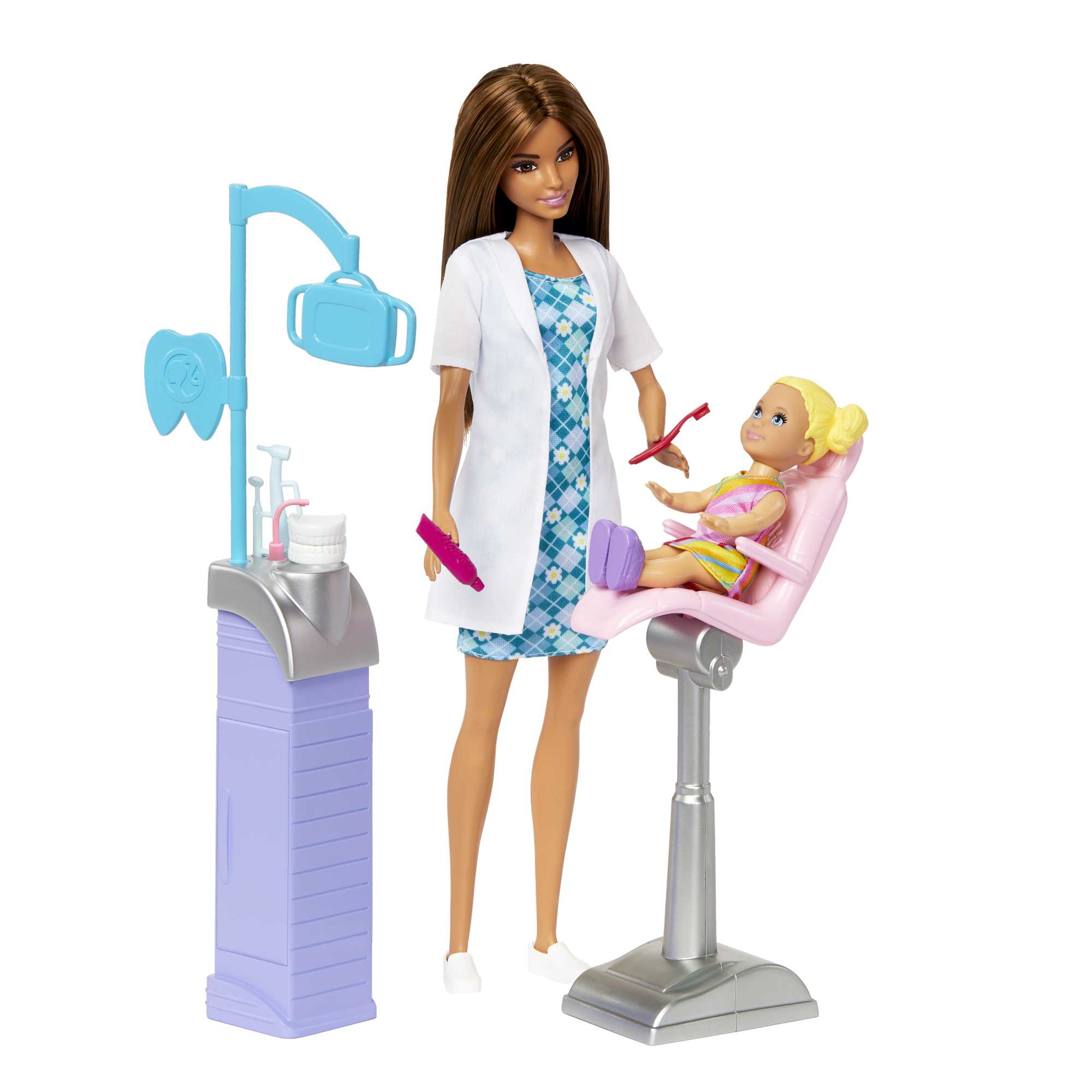 Barbie®-Métiers-Coffret Poupée Barbie® dentiste et Accessoires - Image 5