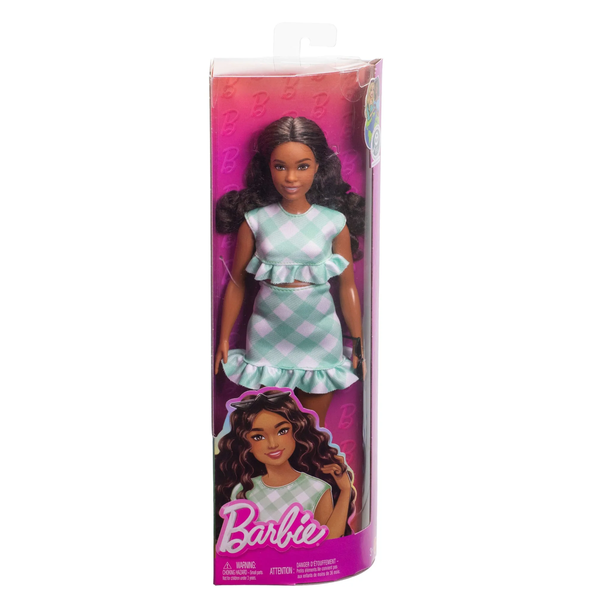 Barbie® Poupée Barbie Fashionistas Robe Vert Menthe - Image 6