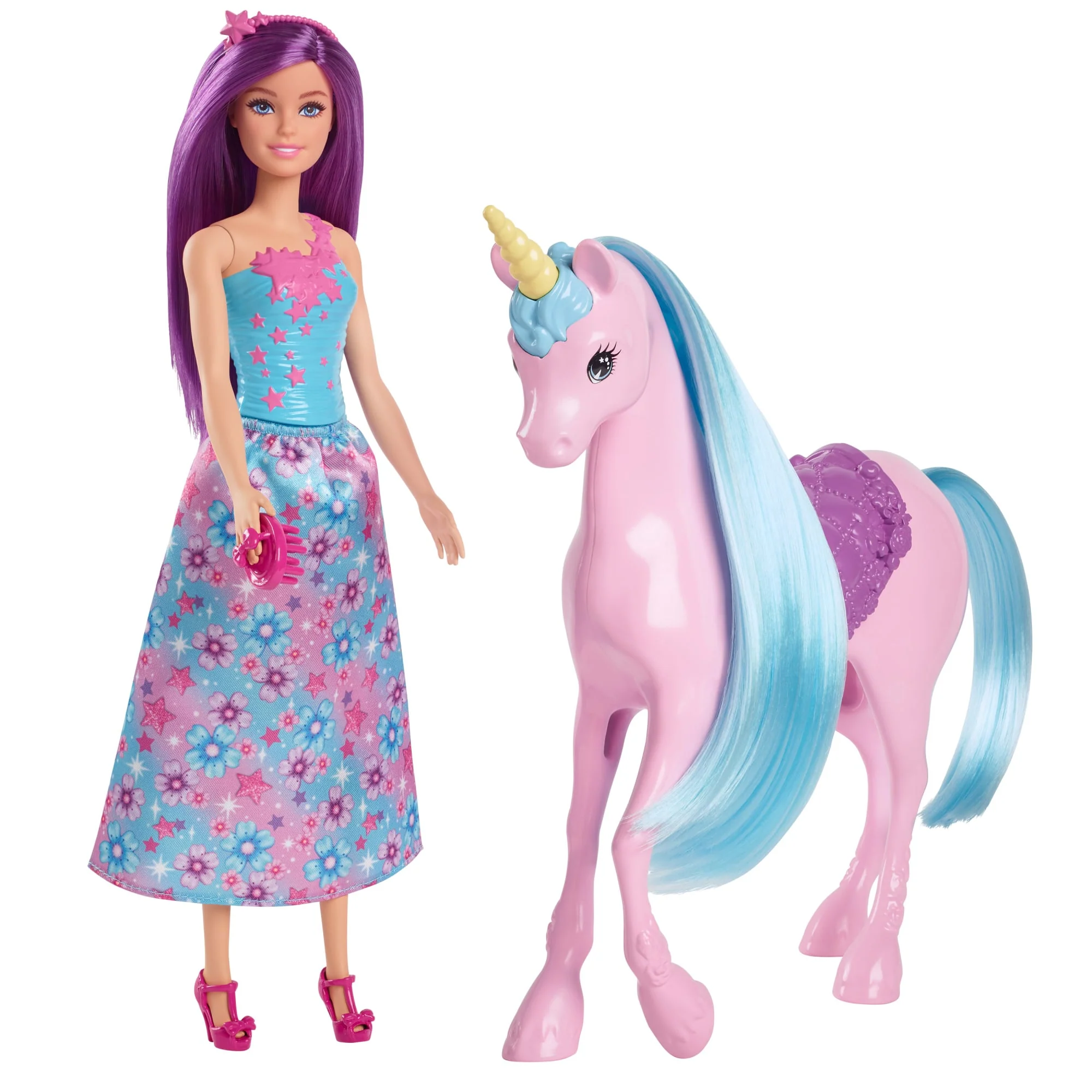 Barbie® Poupée Barbie® Princesse et Licorne