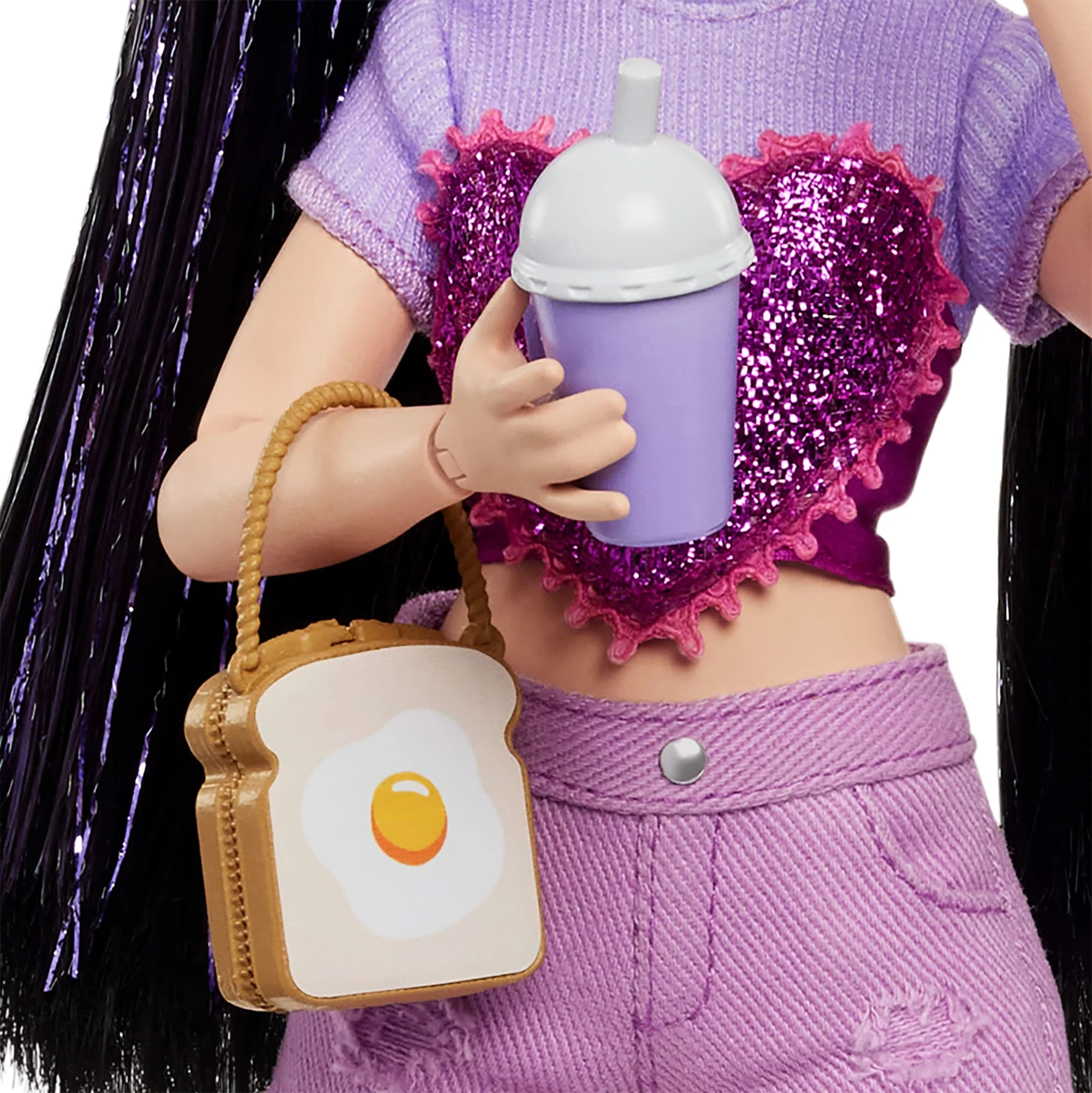 Barbie-Équipe de Rêve Renee-Poupée Avec 11Accessoires Nourriture - Image 5