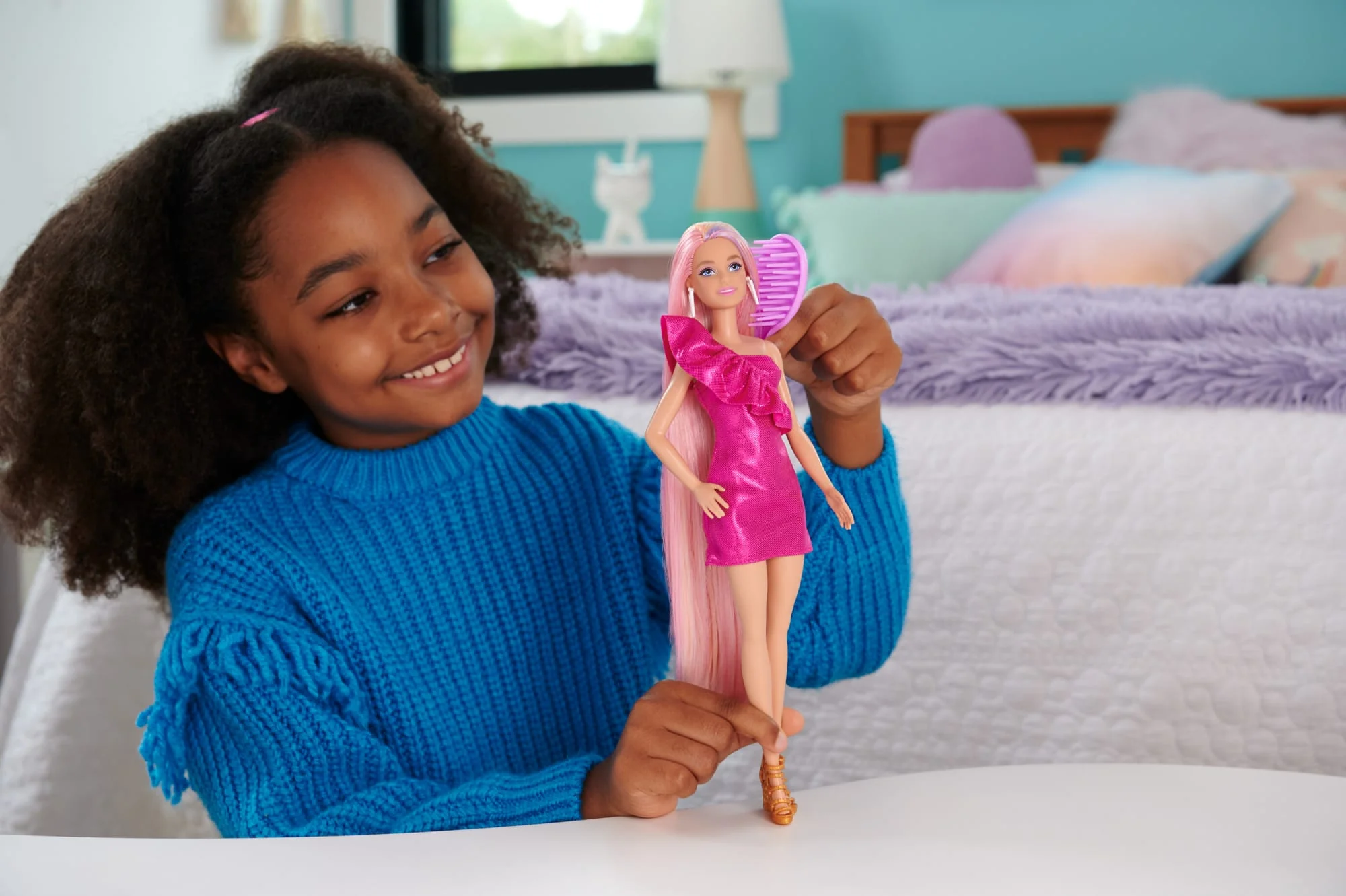 Barbie®-Fun&Fancyhair-Poupée Blonde et Accessoires de Coiffure - Image 2