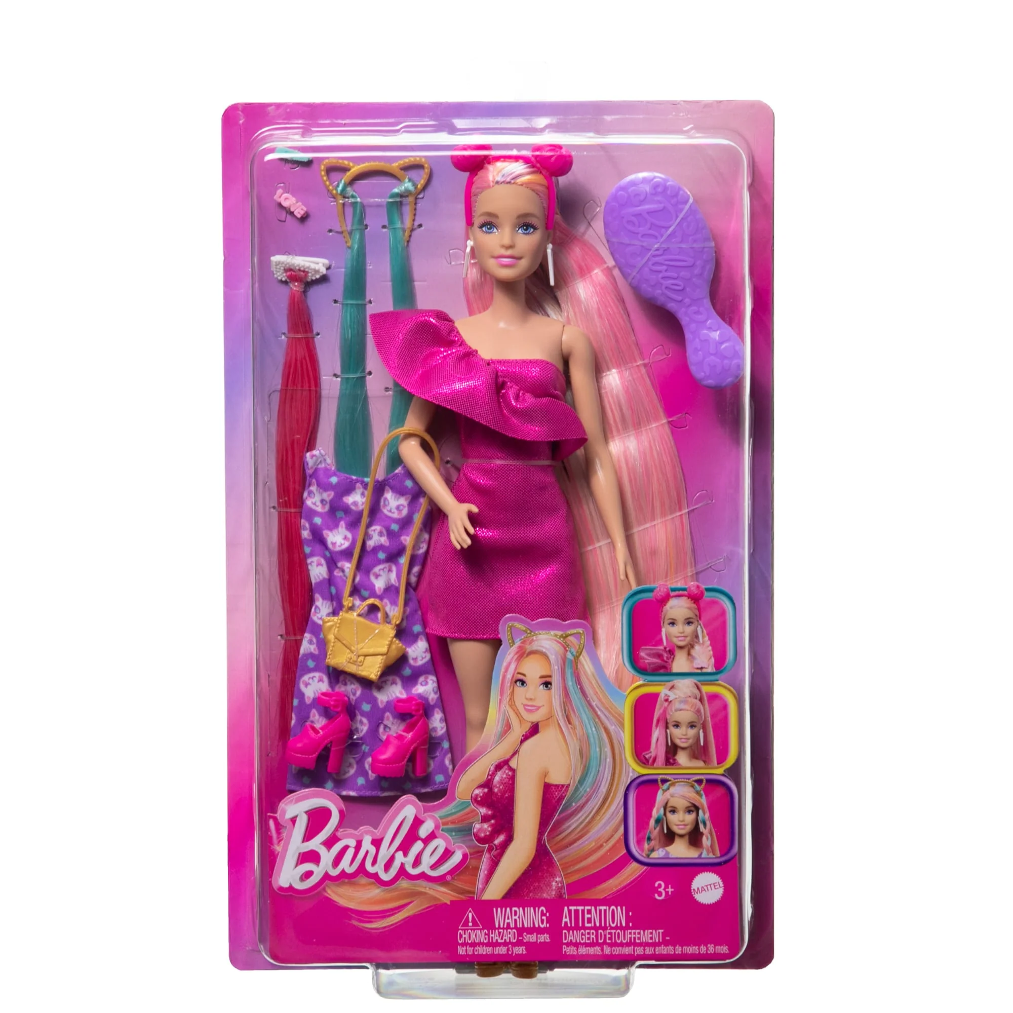 Barbie®-Fun&Fancyhair-Poupée Blonde et Accessoires de Coiffure - Image 6