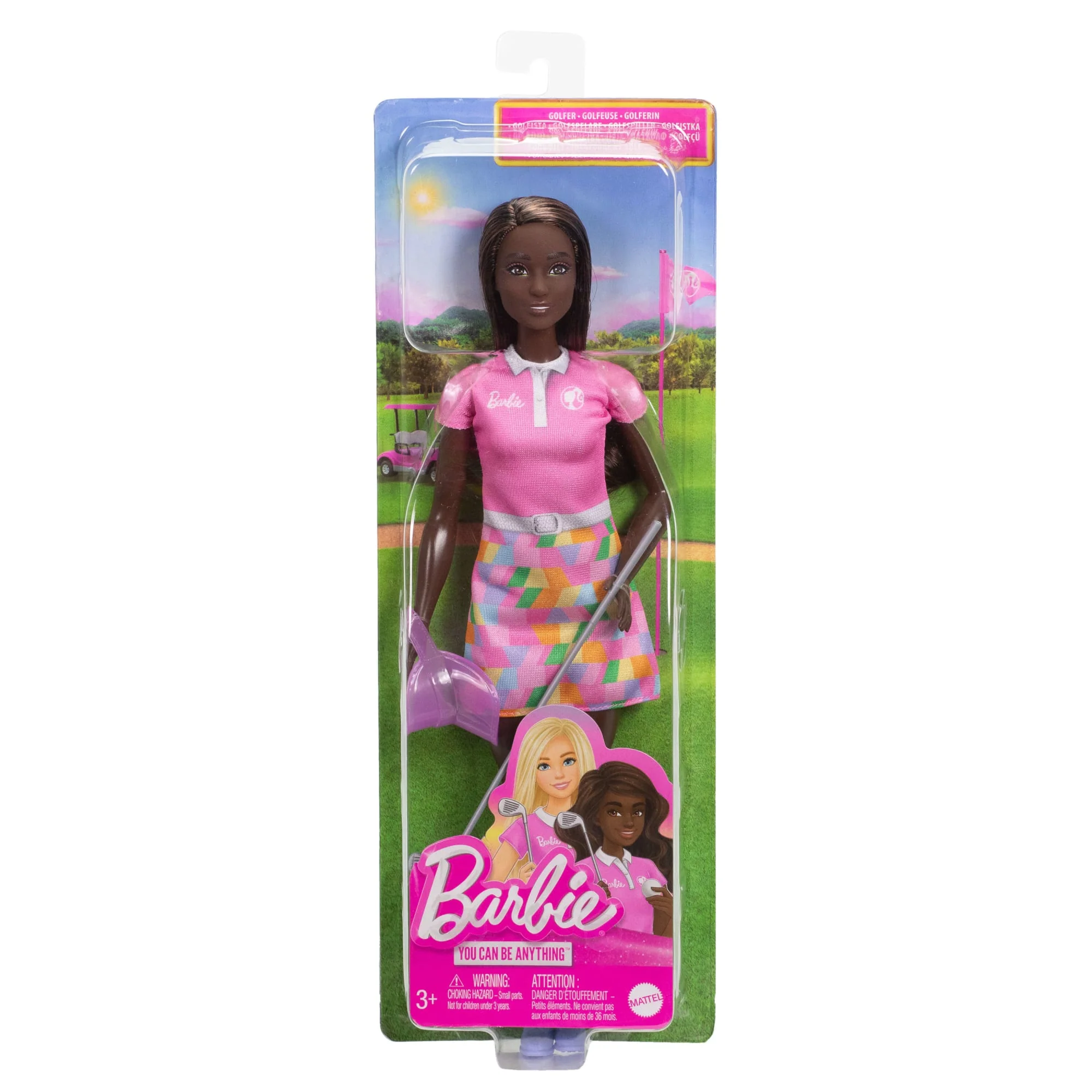 Barbie  Poupée Mode  Golfeuse, Visière et Bâton - Image 6