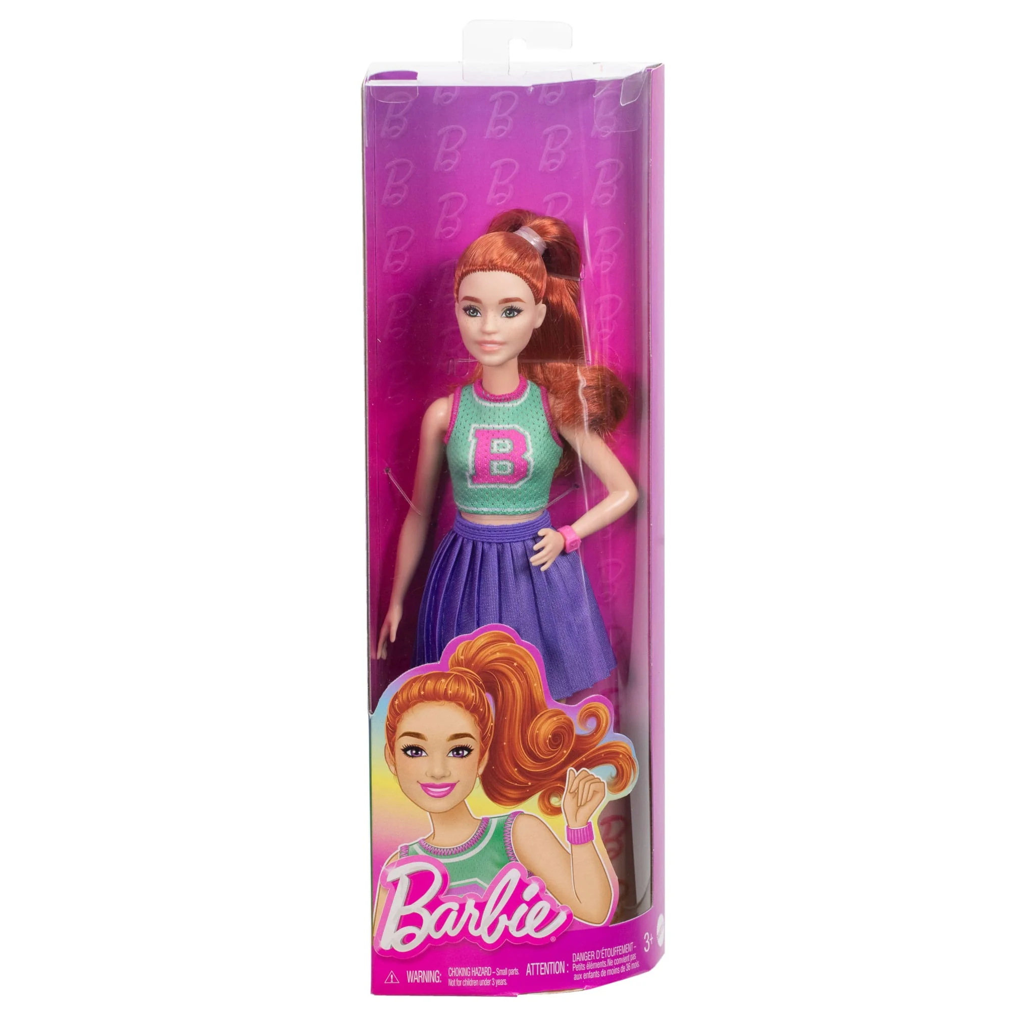 Barbie  Fashionistas  Poupée232, Rousse, Haut en Jersey - Image 6
