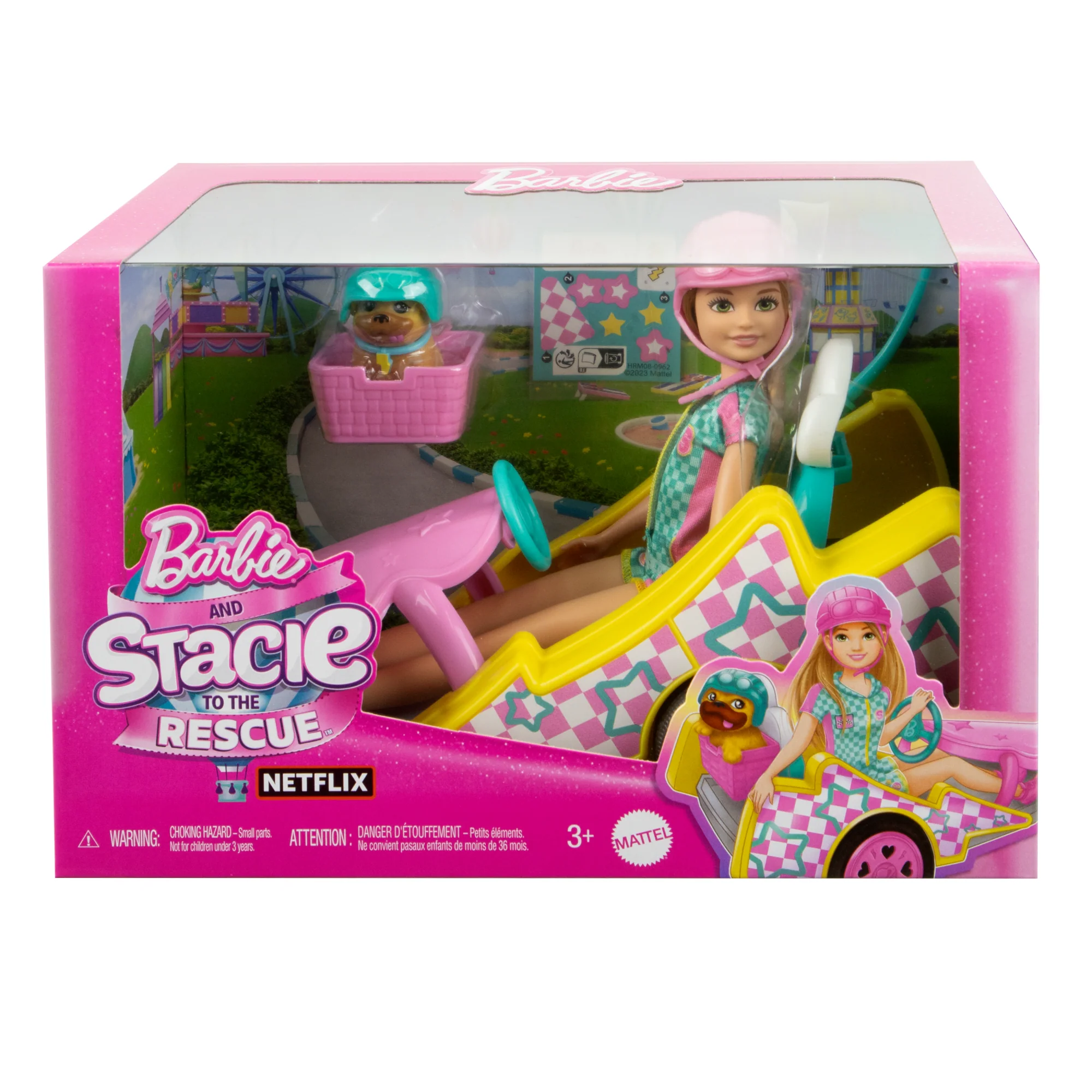 Barbie-Poupée Stacie Karting, Avec Kart, Chien et Accessoires - Image 6