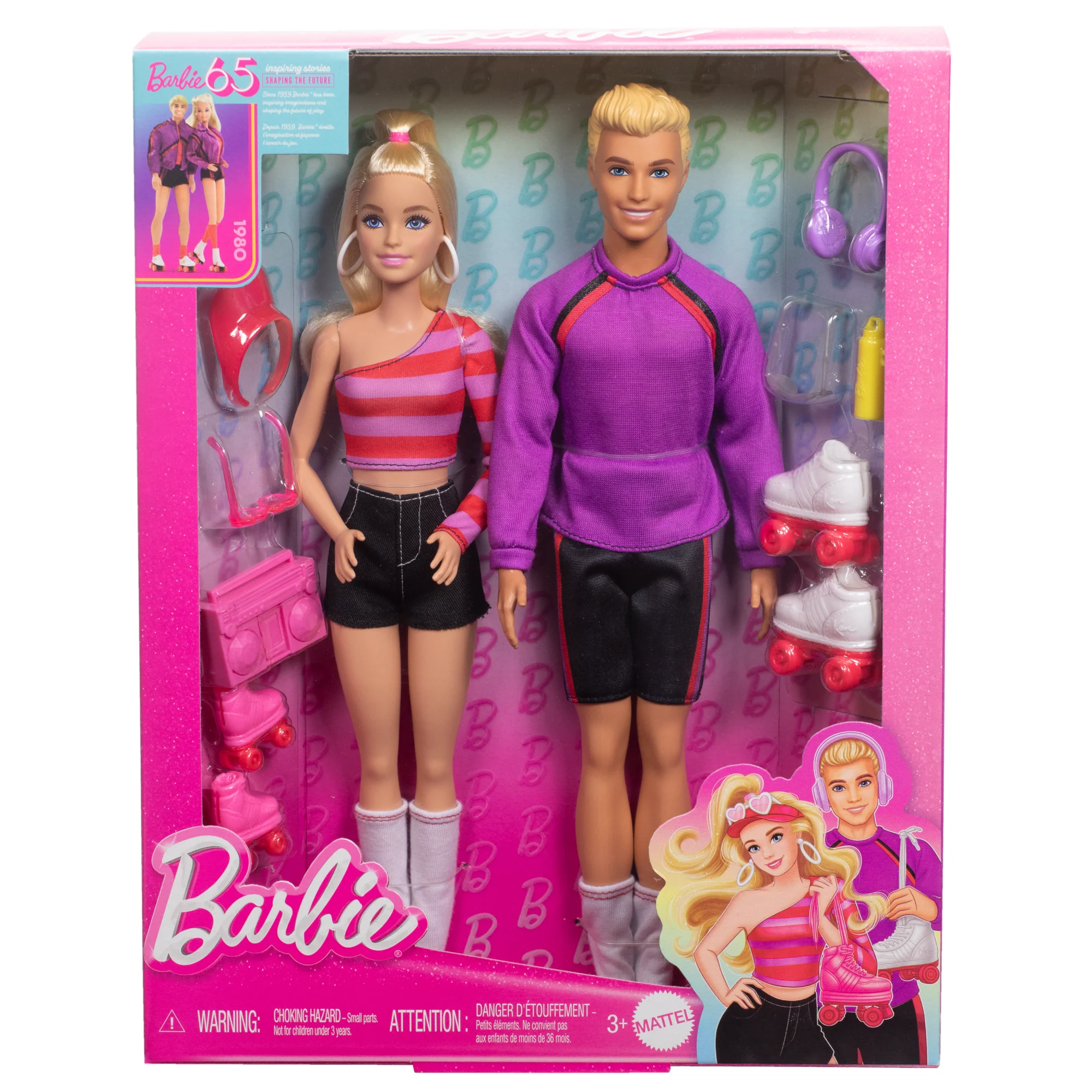 Barbie Fashionistas 65Eanniv. Coffret de 2 Barbie et Ken - Image 6