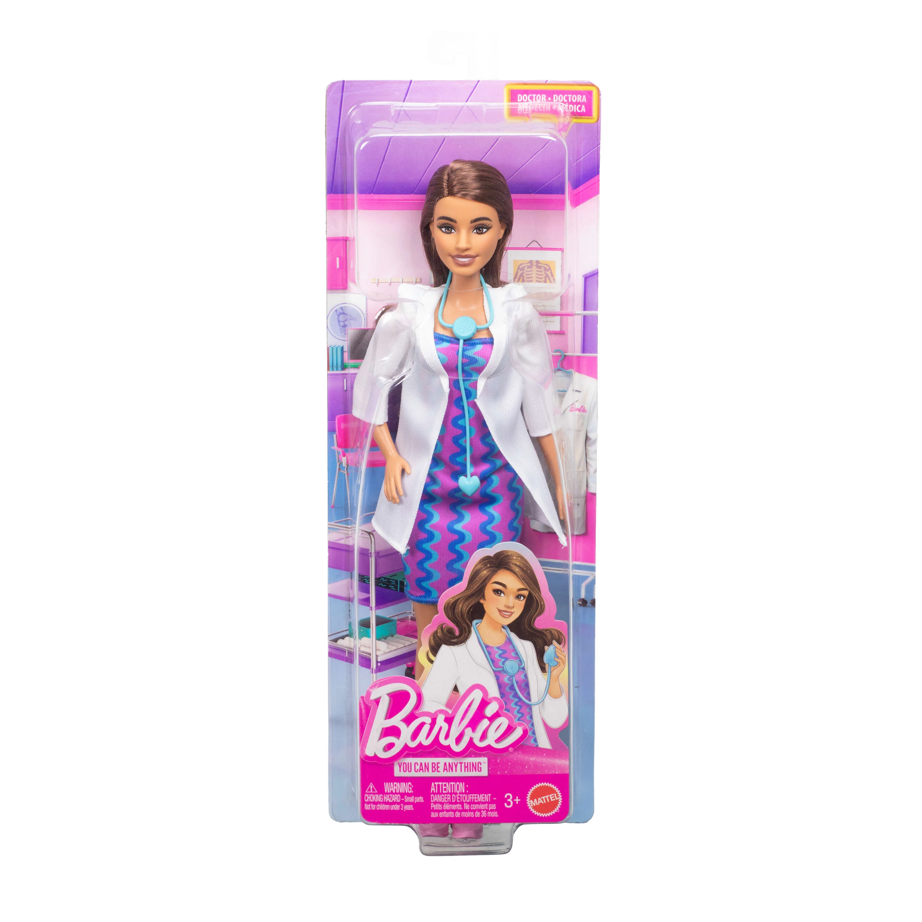 Barbie Profissões Boneca Doutora com Vestido Azul - Image 6