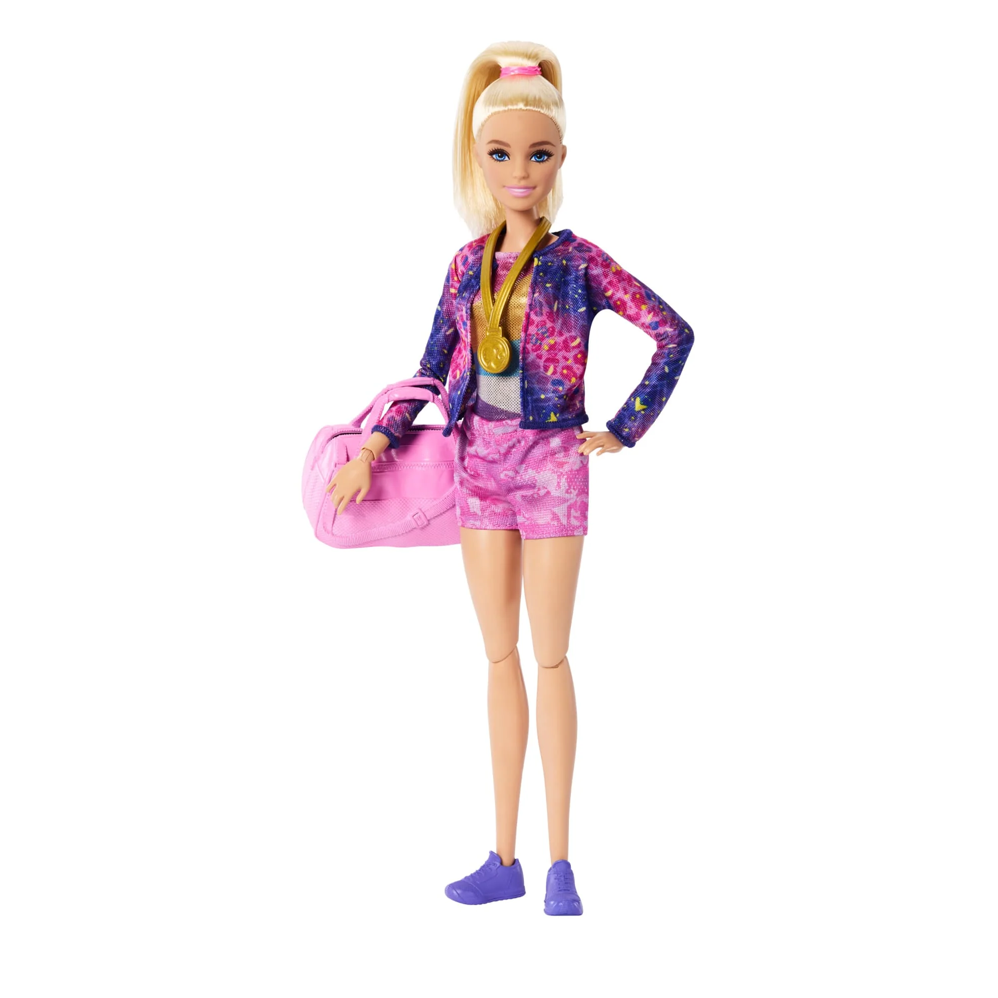 Barbie Profissões Conjunto de Brinquedo Ginasta Cabelo Loiro - Image 4