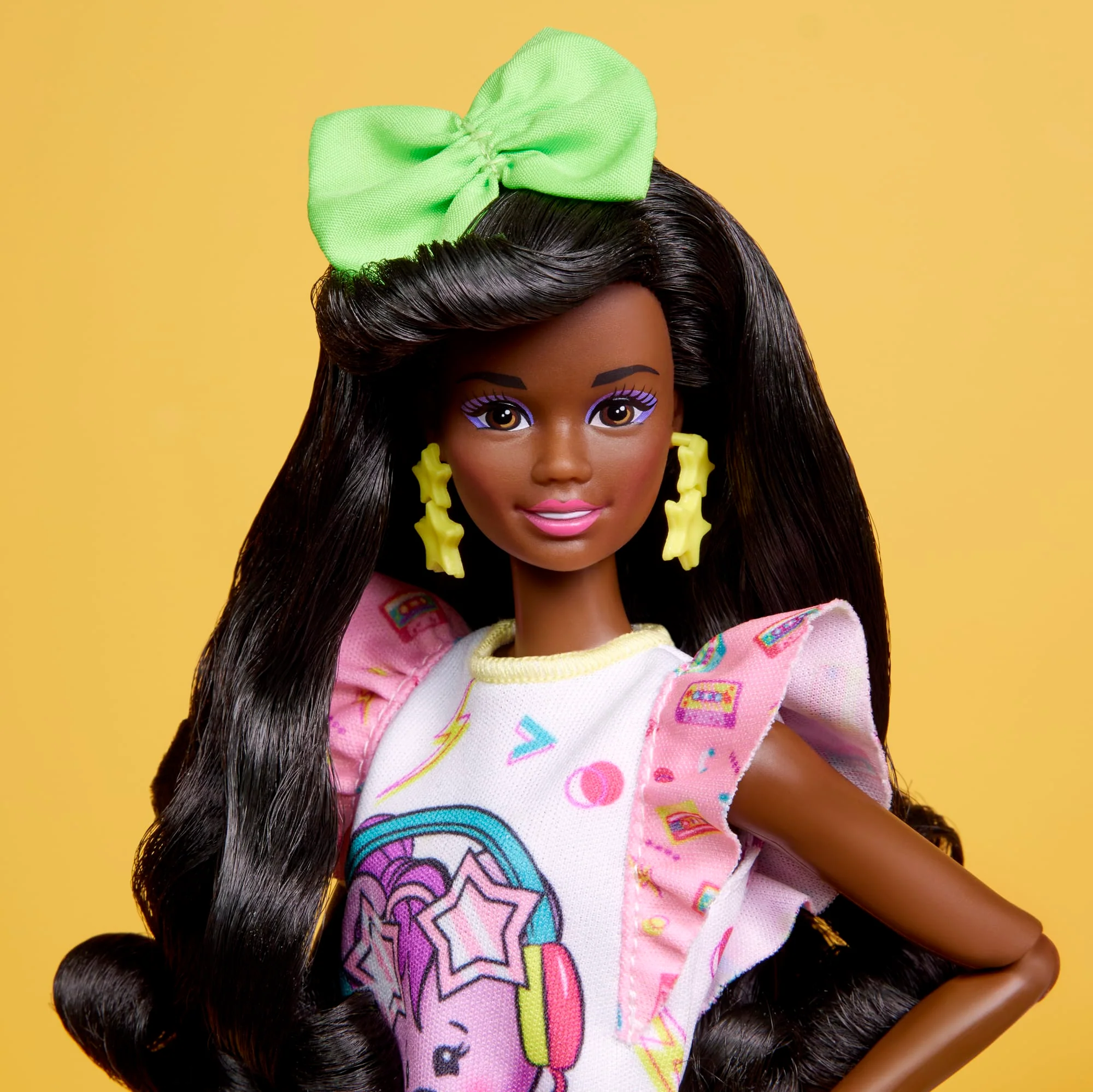 Barbie Doll, Curly Black Hair, 80s Slumber Party, Barbie Rewind - Image 3