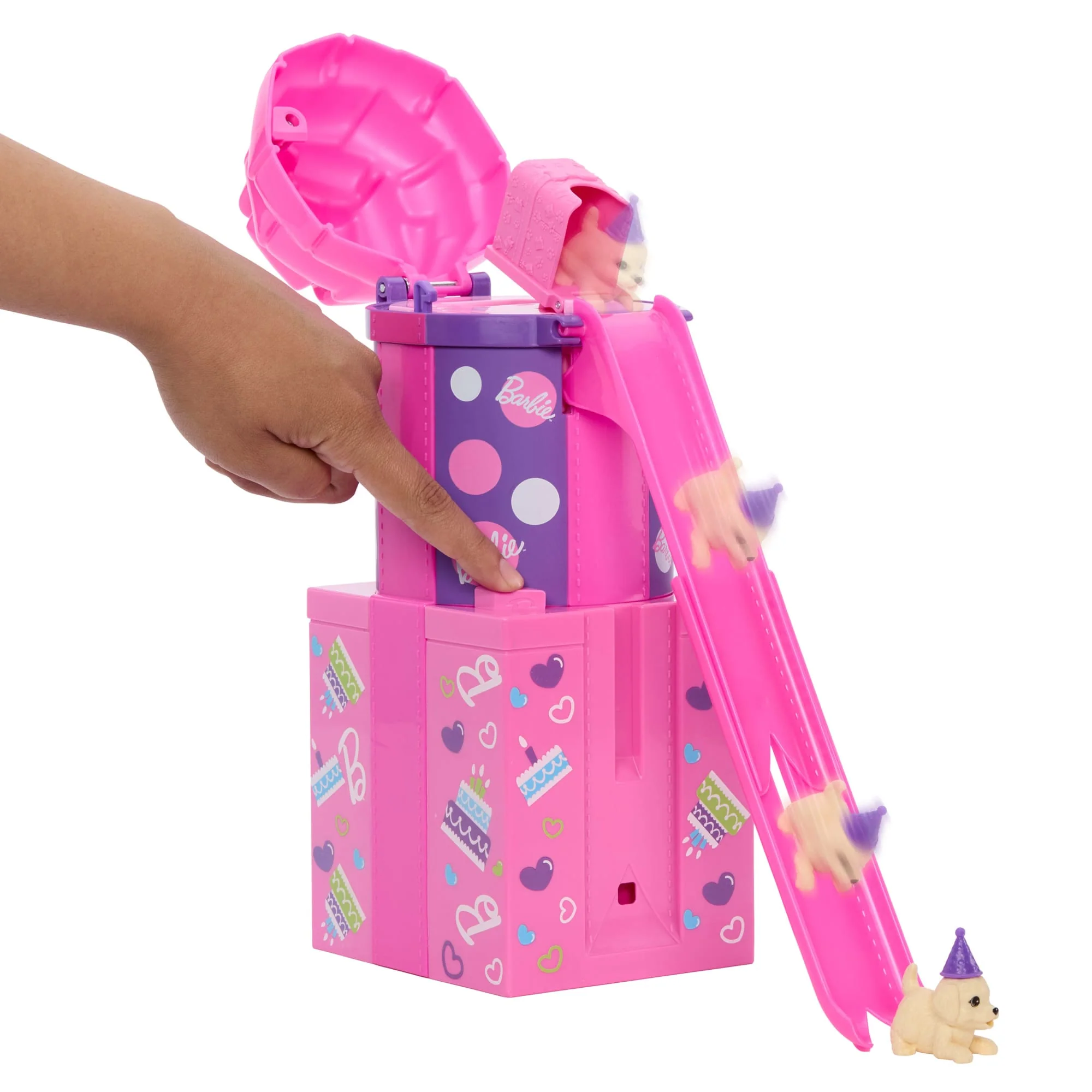 Barbie Rise & Surprise Pet Birthday Series Doll & Accessories With Slide & Surprises - Image 5