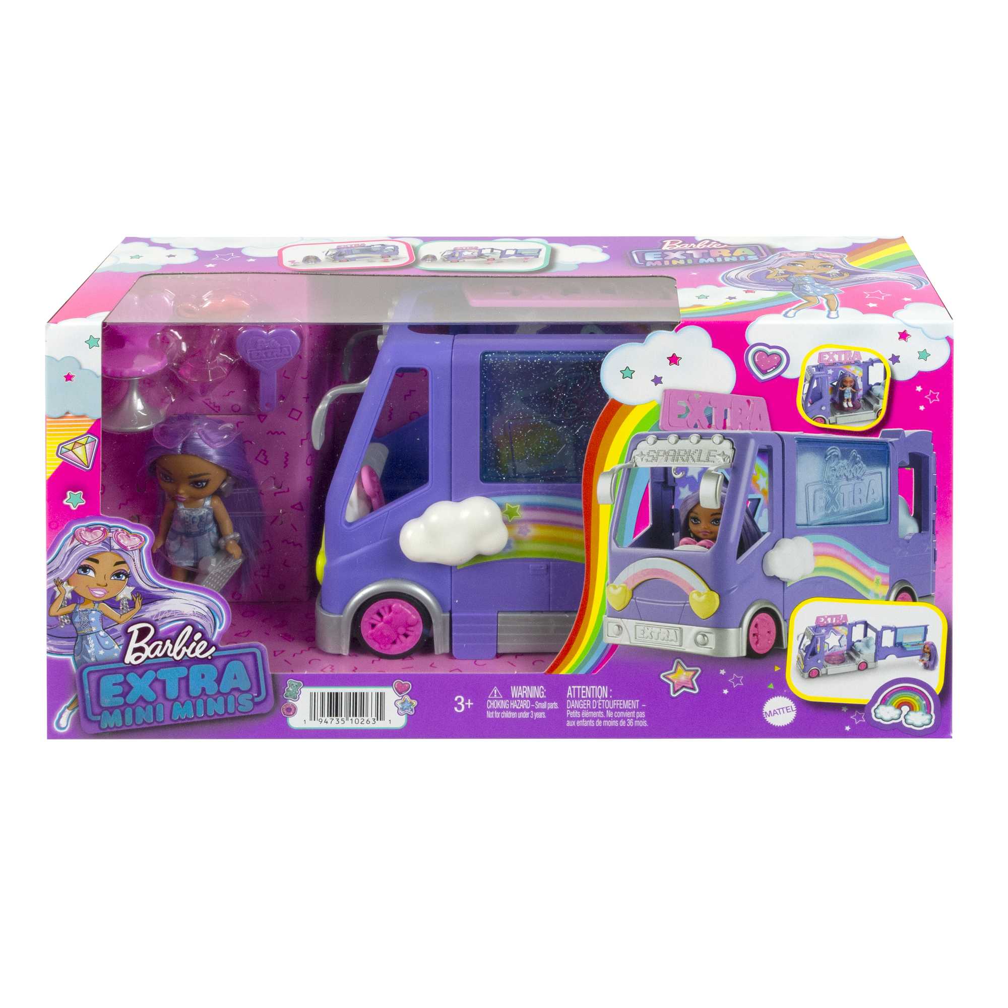 Barbie Sets, Barbie Extra Mini Minis Doll And Tour Bus Playset - Image 6
